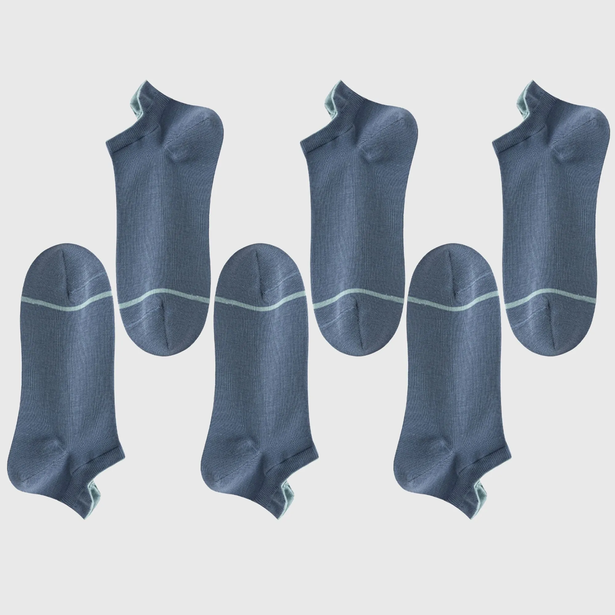 Anna-Kaci Men's 6pk Breathable Casual Ankle Socks sold by Anna-Kaci product image thumbnail 4