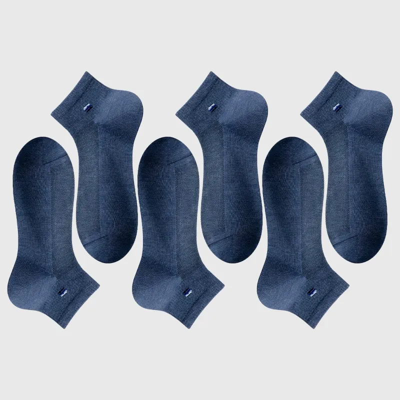 Anna-Kaci Men's 6pk Summer Breathable Mesh Ankle Socks made by Anna-Kaci