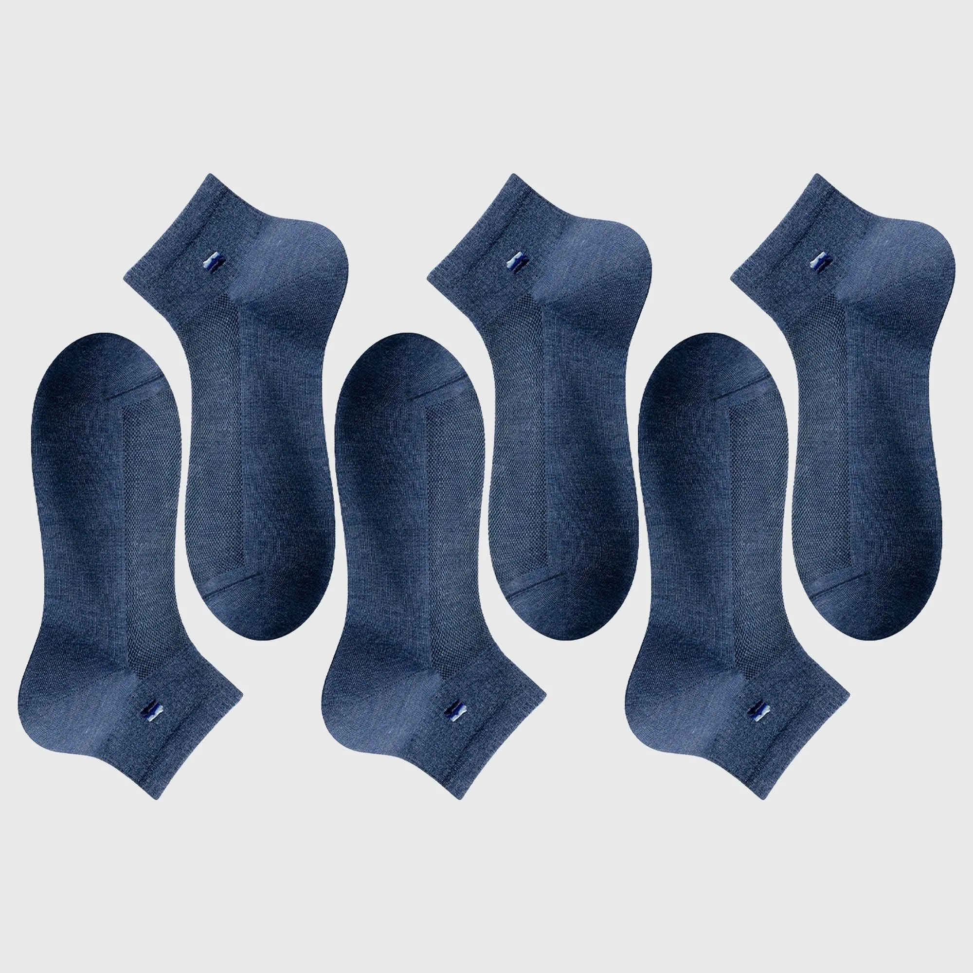 Anna-Kaci Men's 6pk Summer Breathable Mesh Ankle Socks sold by Anna-Kaci