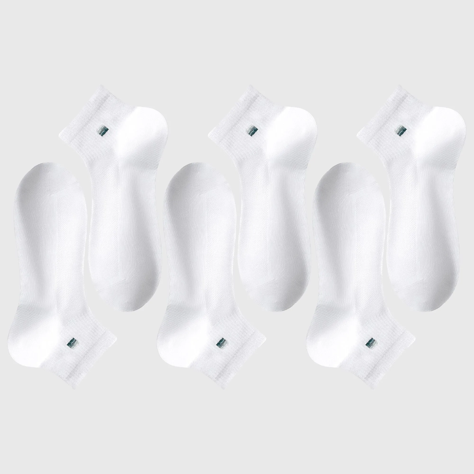 Anna-Kaci Men's 6pk Summer Breathable Mesh Ankle Socks sold by Anna-Kaci product image thumbnail 5