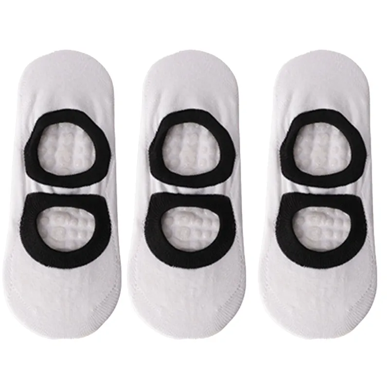 Anna-Kaci 3-Pair Anti-Slip Ballet Grip Socks with Elastic Strap for Yoga, Pilates, and Barre made by Anna-Kaci