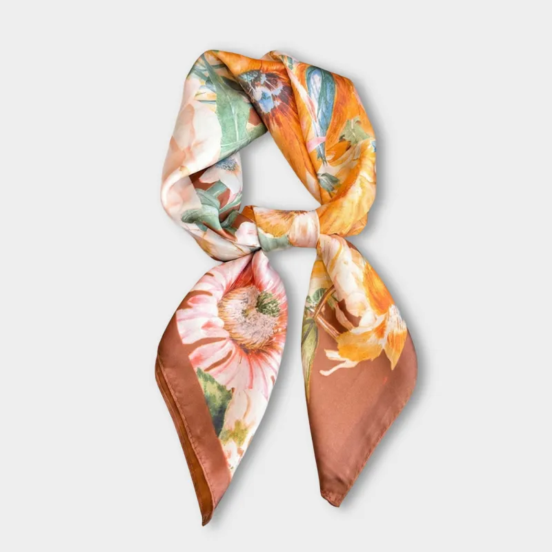Anna-Kaci Women's Satin Floral Print Square Scarf Fashion Accessory 27.5¡Á27.5inches sold by Anna-Kaci