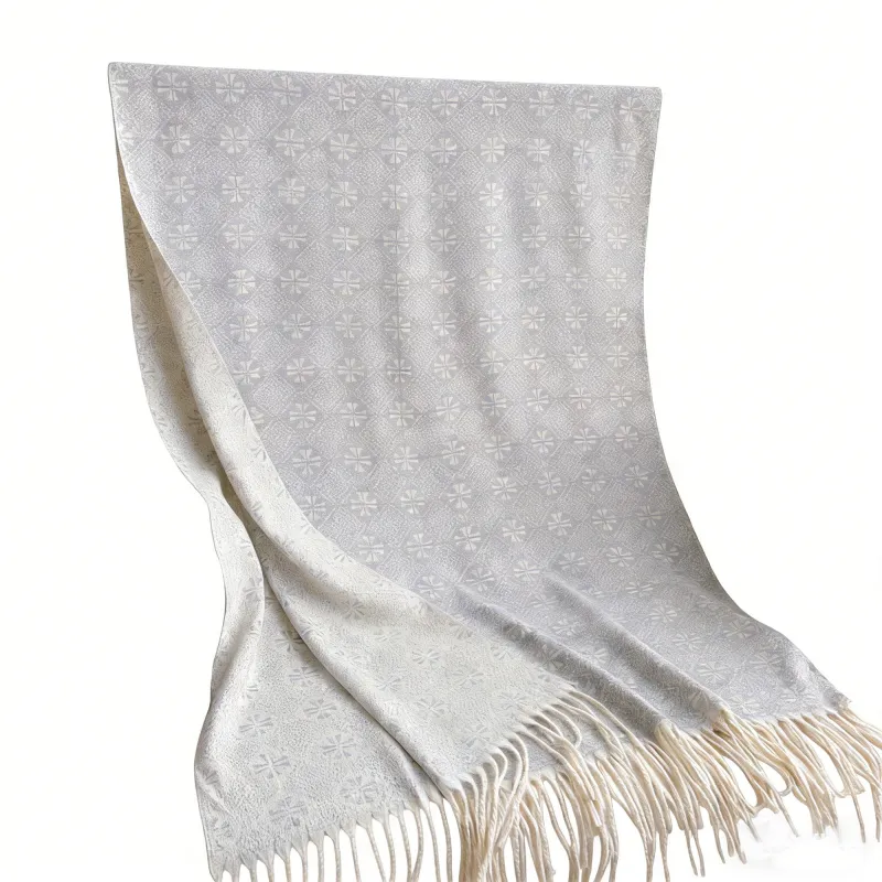 Anna-Kaci Womens Soft Fashion Winter Scarf with Fringe Detail 75.6¡Á25.2inches made by Anna-Kaci