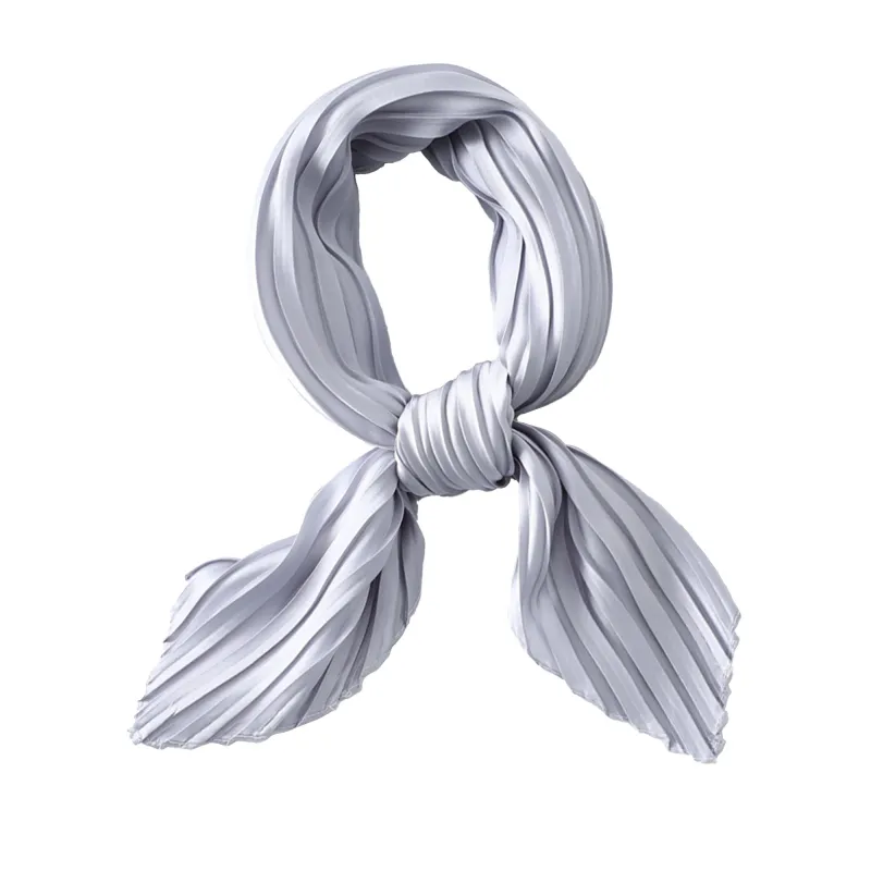 Anna-Kaci Womens Pleated Satin Scarf Soft Elegant Accessory 26.8¡Á21.6inches sold by Anna-Kaci
