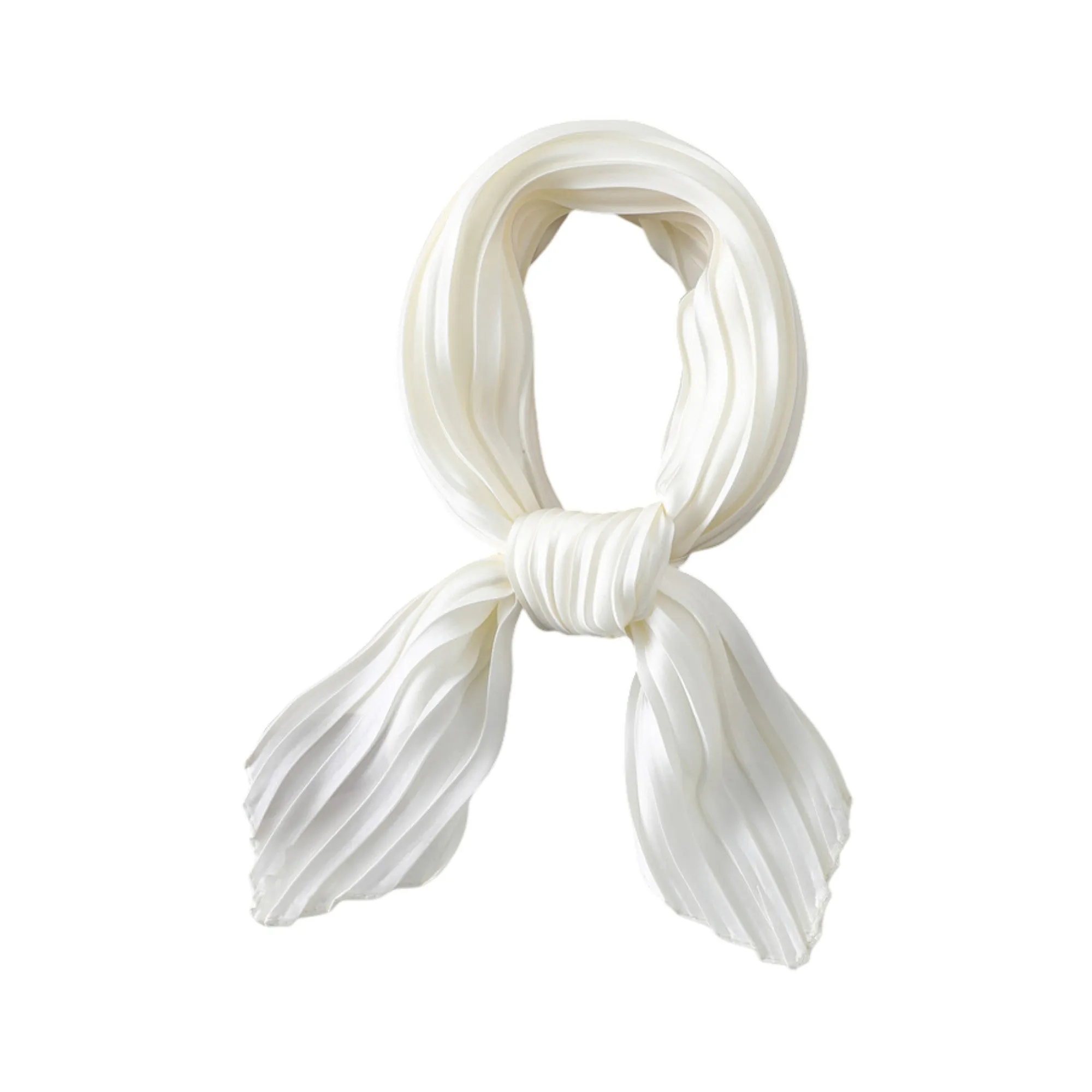 Anna-Kaci Womens Pleated Satin Scarf Soft Elegant Accessory 26.8¡Á21.6inches sold by Anna-Kaci product image thumbnail 5