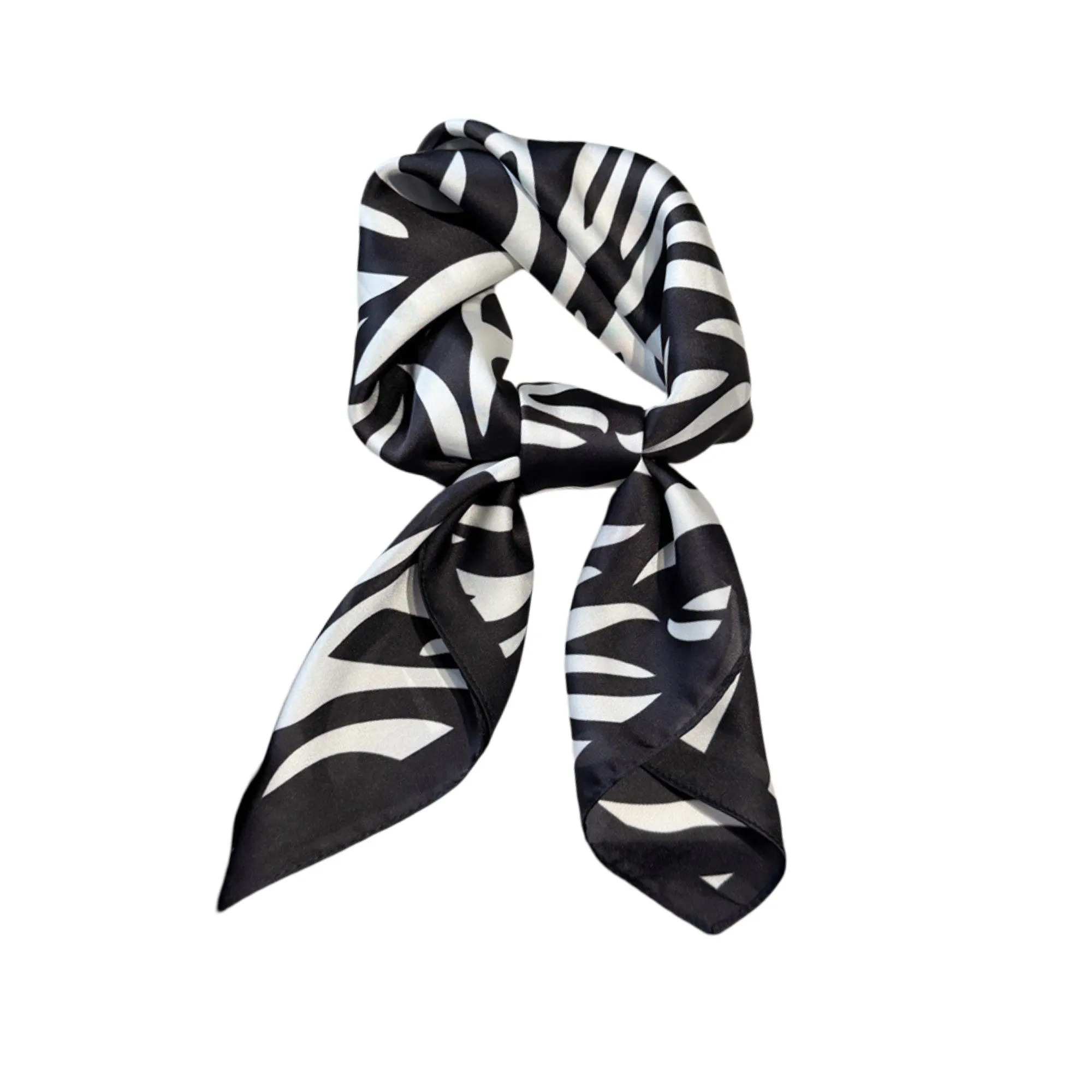 Anna-Kaci Womens Zebra Print Square Scarf Soft Fashion Accessory 27.5¡Á27.5inches sold by Anna-Kaci product image thumbnail 5