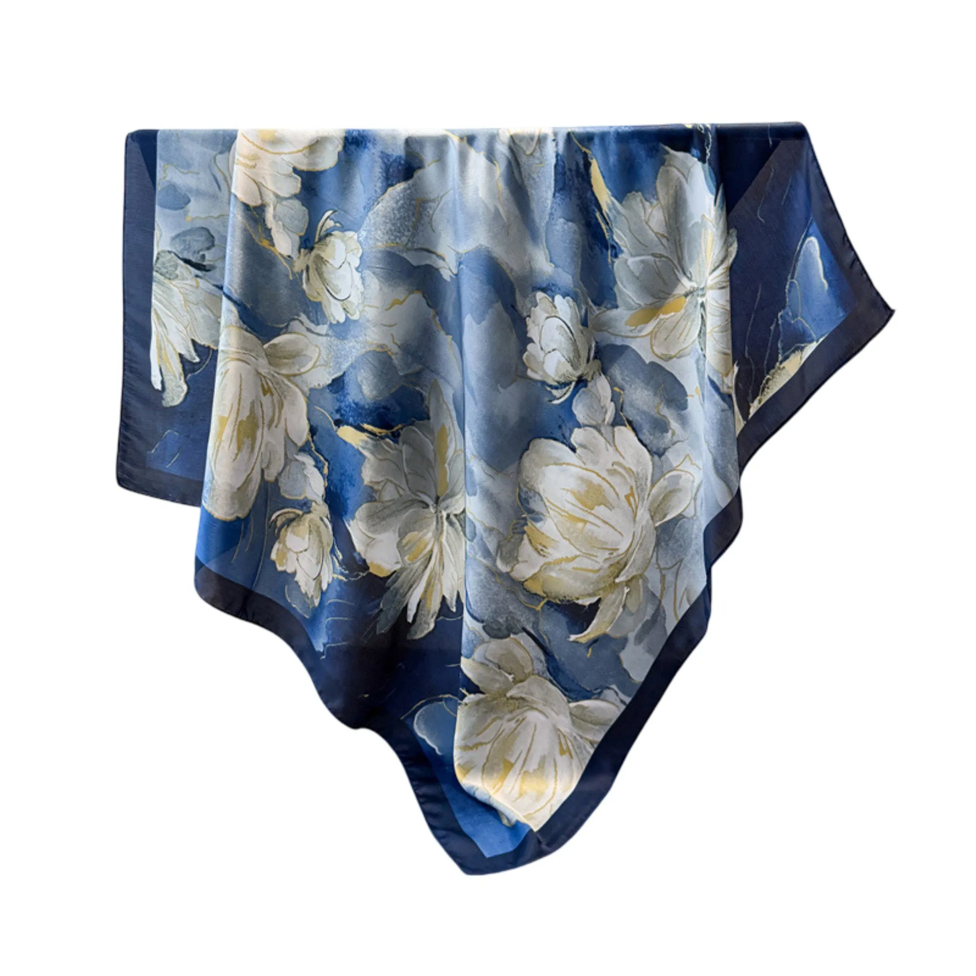 Anna-Kaci Women's Floral Print Satin Scarf Lightweight Square Wrap 35.4¡Á35.4 Inches sold by Anna-Kaci product image thumbnail 5