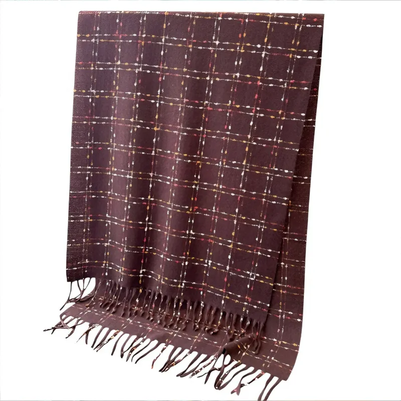 Anna-Kaci Winter Plaid Scarf with Lightweight Warm Fabric for Everyday Comfort 78.5¡Á26 Inches made by Anna-Kaci