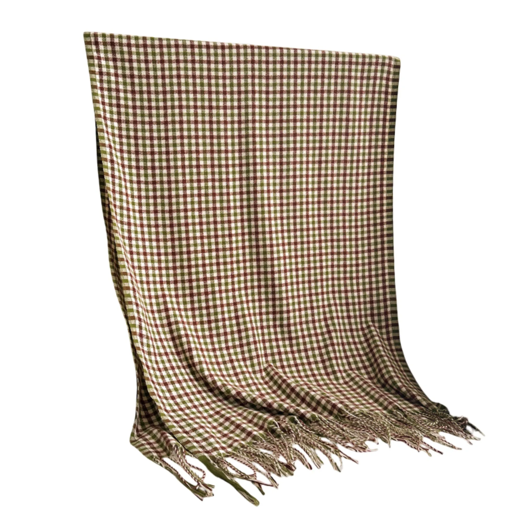 Anna-Kaci Plaid Winter Scarf Soft Cozy Woven Wrap with Fringe Edges 81¡Á26.5 Inches sold by Anna-Kaci product image thumbnail 5