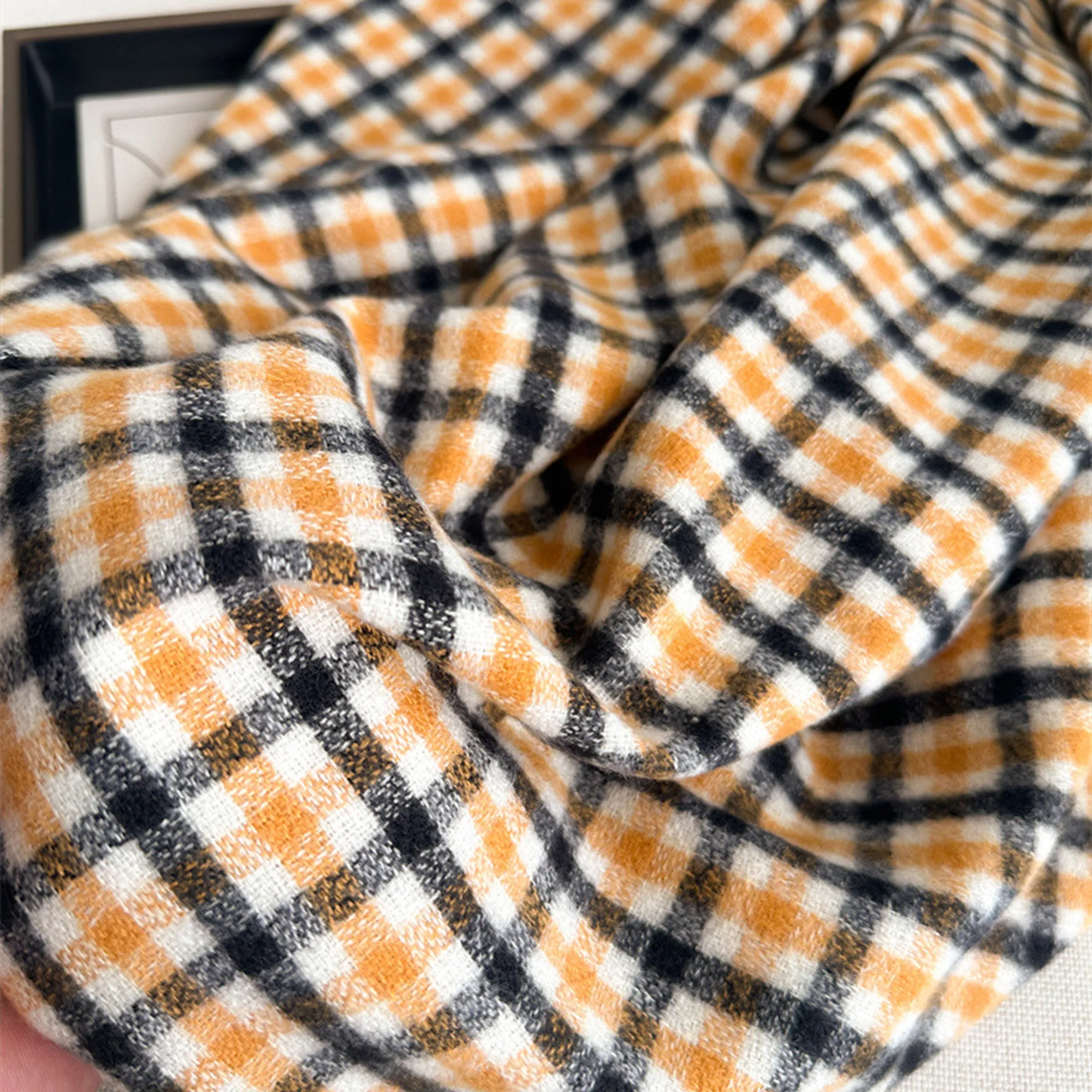 Anna-Kaci Plaid Winter Scarf Soft Cozy Woven Wrap with Fringe Edges 81¡Á26.5 Inches sold by Anna-Kaci product image thumbnail 4