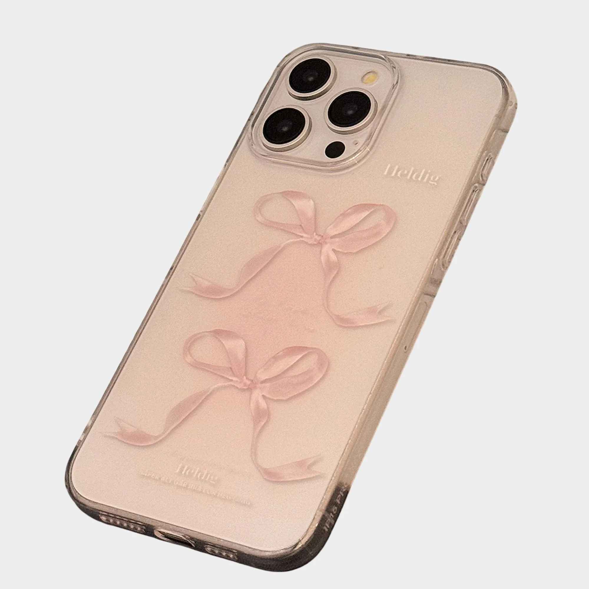 Anna-Kaci Bow Print Phone Case with Frosted Clear Finish and Slim Protective Design sold by Anna-Kaci product image thumbnail 2