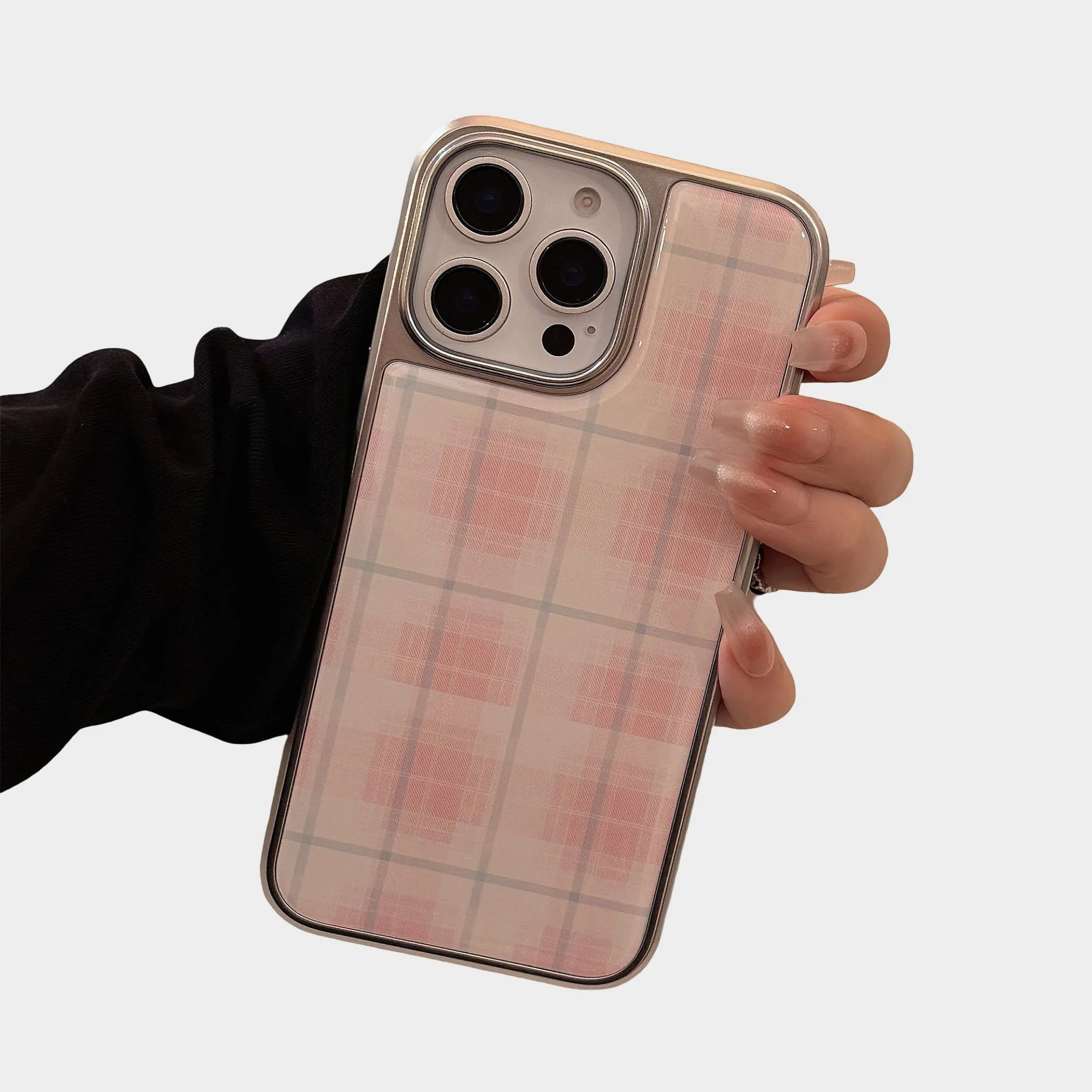 Anna-Kaci Plaid Pattern Phone Case Slim Protective Cover Soft Gloss Finish sold by Anna-Kaci product image thumbnail 4