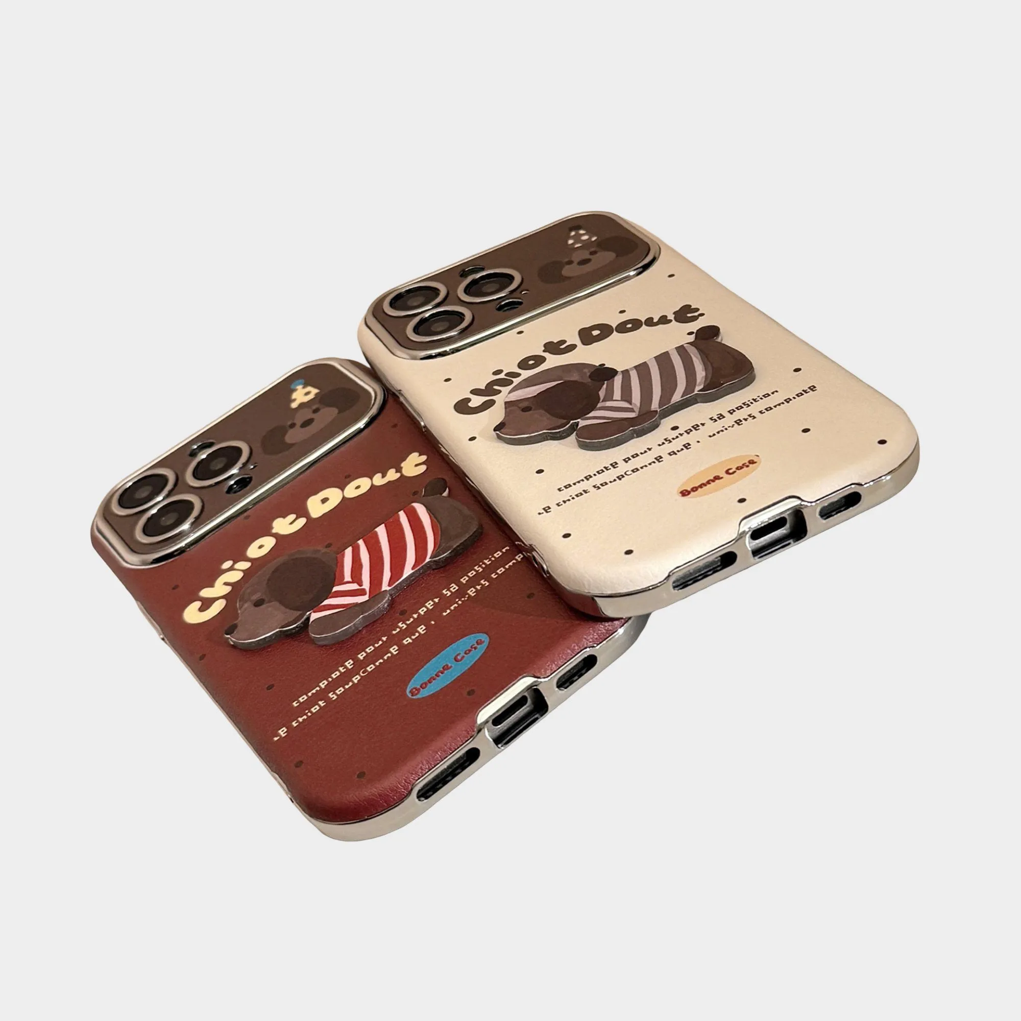 Anna-Kaci Cute Puppy Graphic Phone Case Slim Protective Cover Playful Design sold by Anna-Kaci product image thumbnail 4