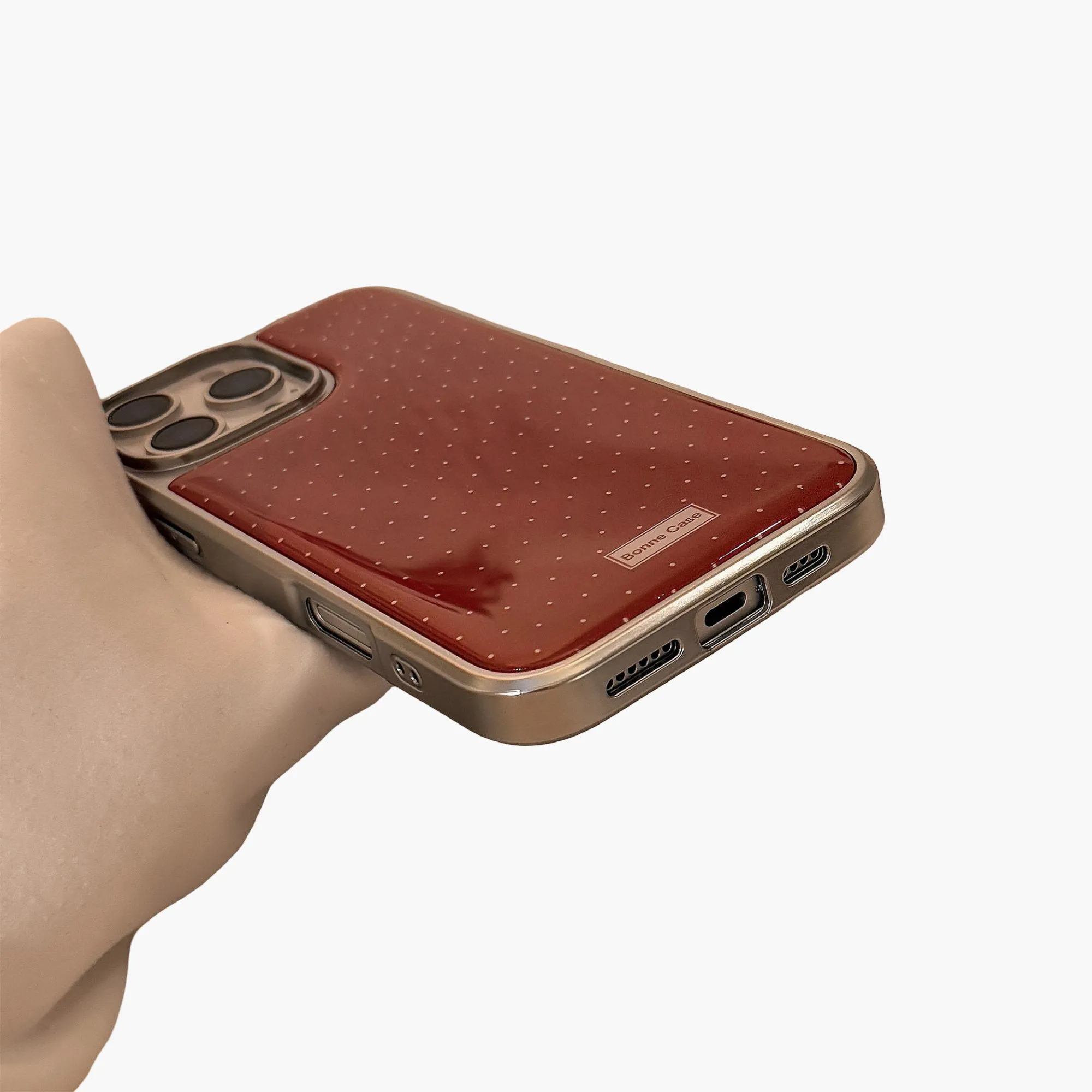 Anna-Kaci Polka Dot Glossy Phone Case Slim Protective Cover Classic Design sold by Anna-Kaci product image thumbnail 3