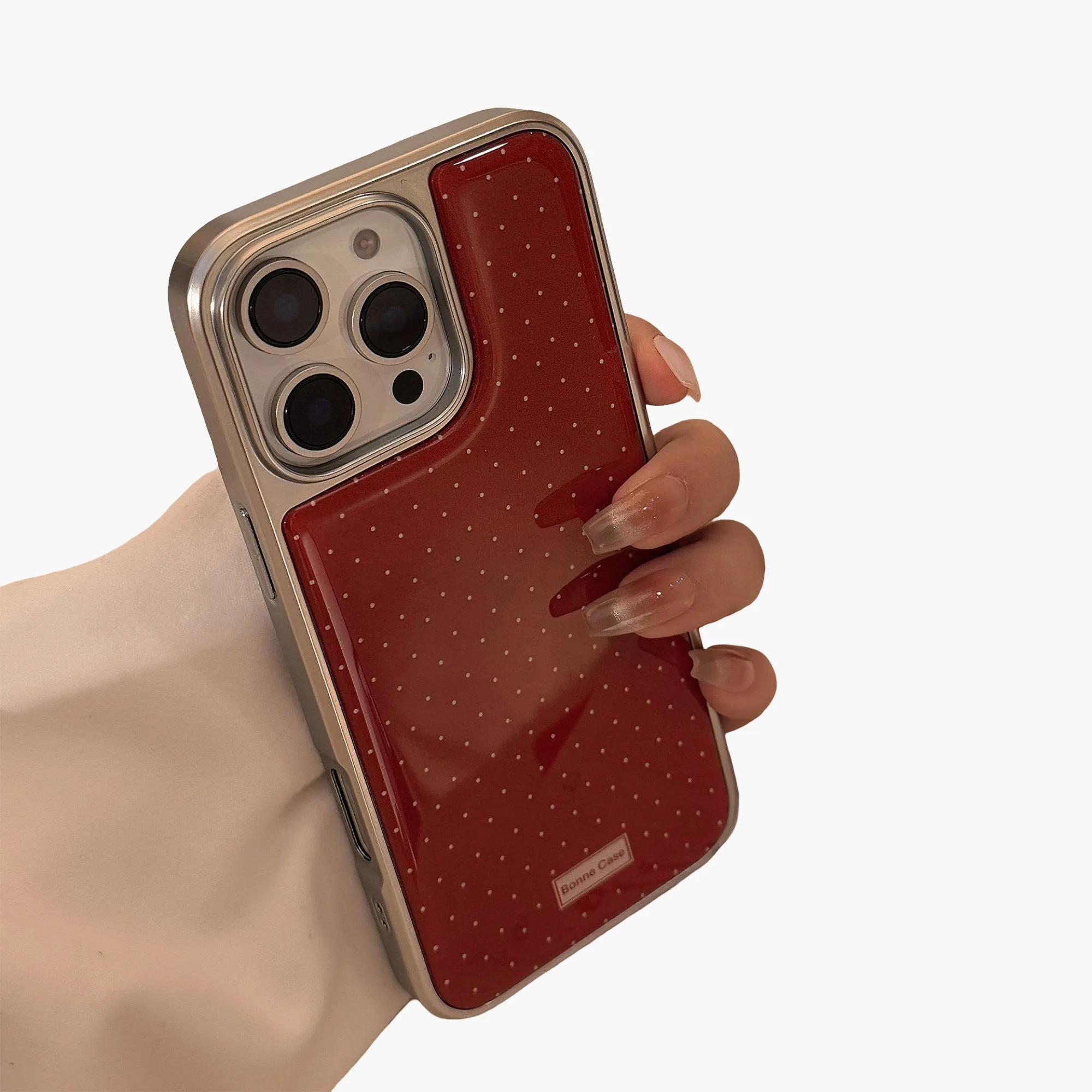 Anna-Kaci Polka Dot Glossy Phone Case Slim Protective Cover Classic Design sold by Anna-Kaci product image thumbnail 4