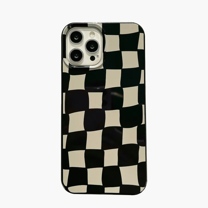 Anna-Kaci Geometric Pattern Phone Case Slim Protective Cover Modern Design made by Anna-Kaci
