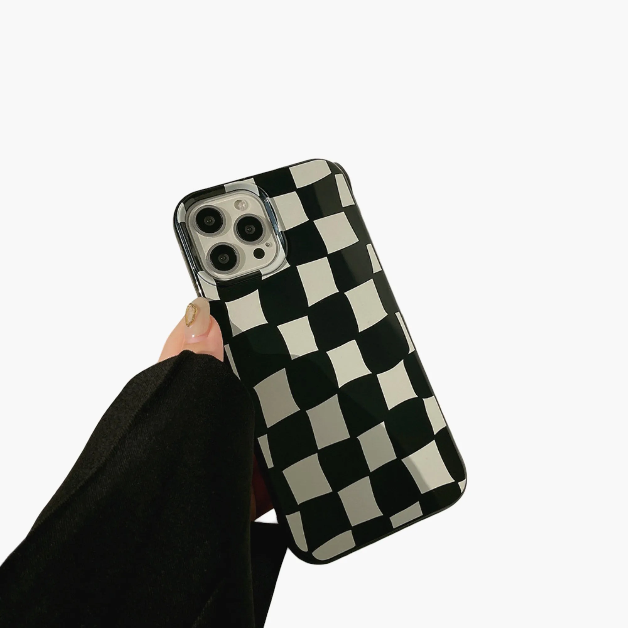 Anna-Kaci Geometric Pattern Phone Case Slim Protective Cover Modern Design sold by Anna-Kaci product image thumbnail 2