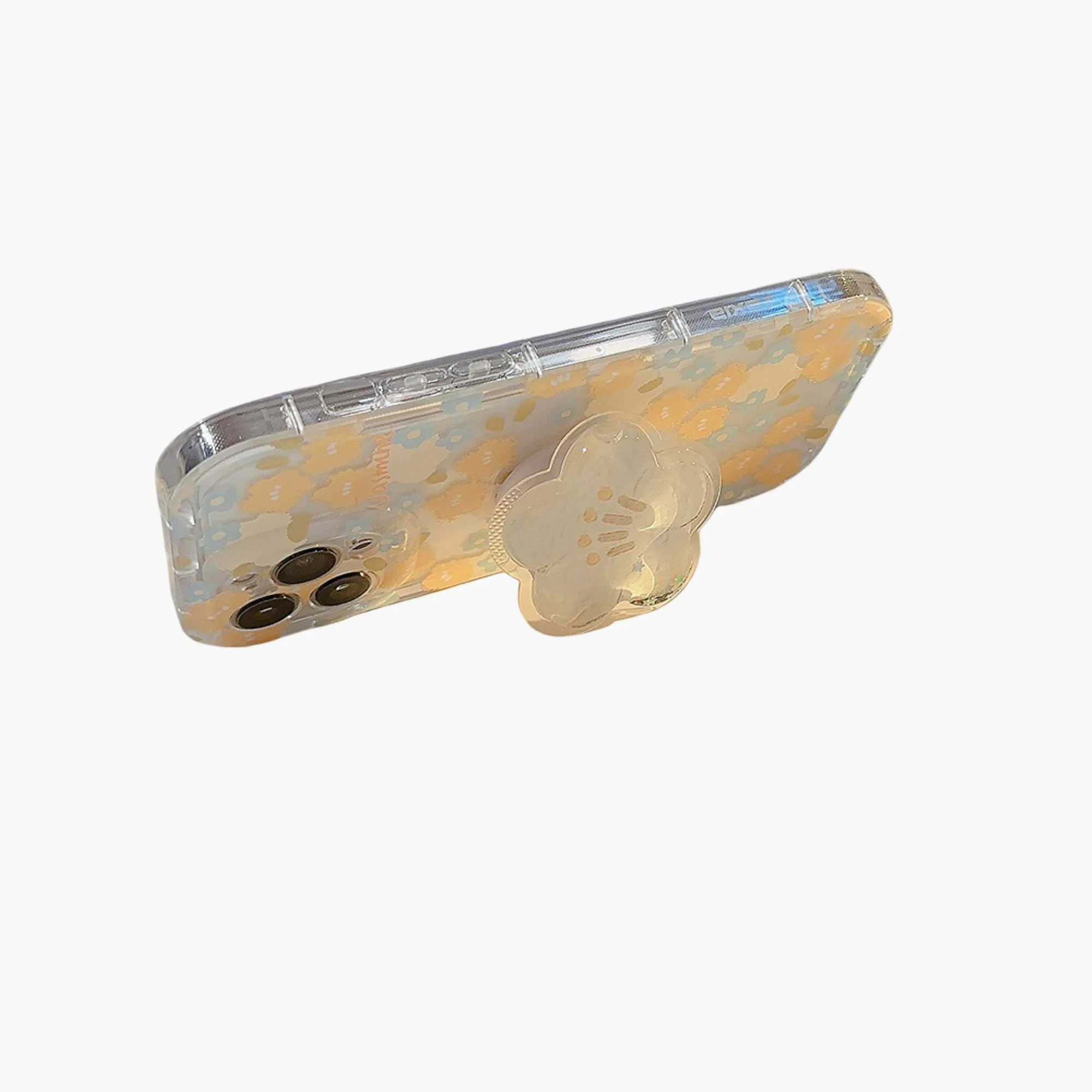 Anna-Kaci Floral Phone Case with Built In Phone Stand Clear Slim Protective Cover sold by Anna-Kaci product image thumbnail 3