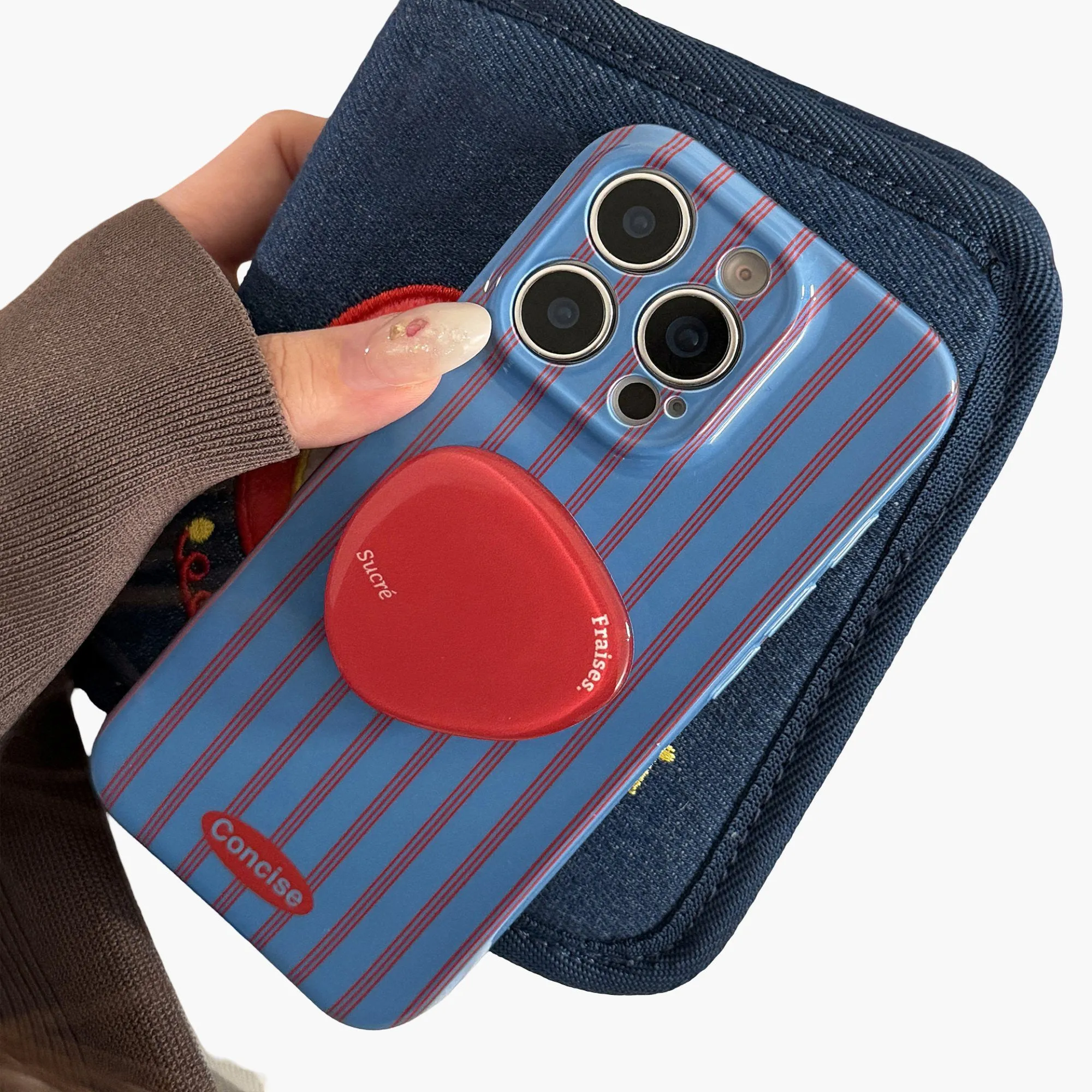 Anna-Kaci Graphic Phone Case with Glossy Finish Raised Grip Accent and Protective Slim Fit sold by Anna-Kaci product image thumbnail 2