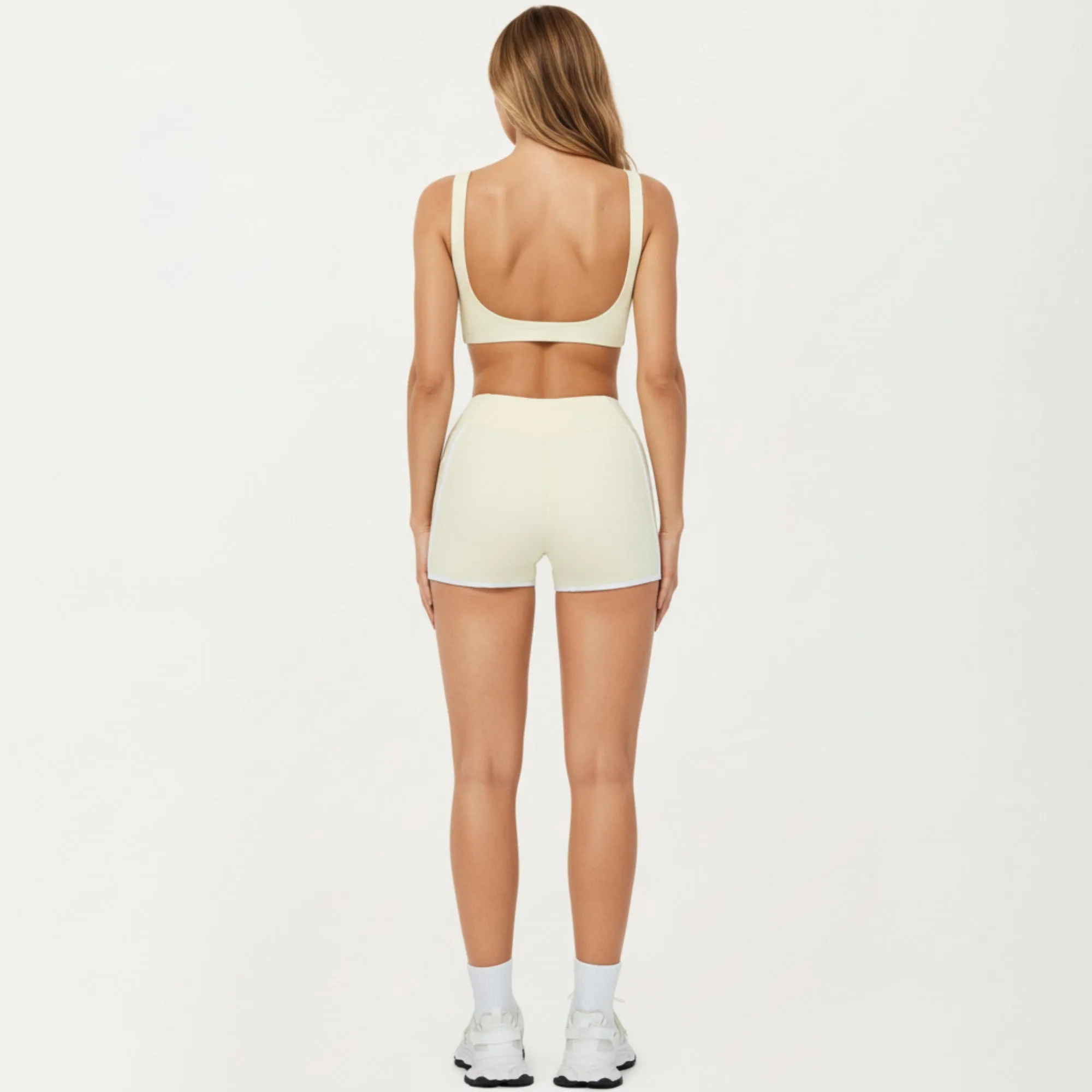 Anna-Kaci Active Women's Twist Front Sports Bra with Wide Straps and Scoop Back Support sold by Anna-Kaci product image thumbnail 4