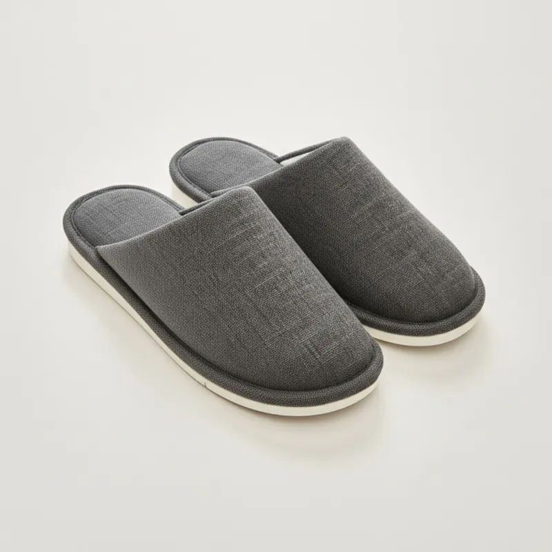 Anna-Kaci Lounge Women's Closed Toe Slide House Slippers with Woven Texture Upper and Cushioned Footbed made by Anna-Kaci