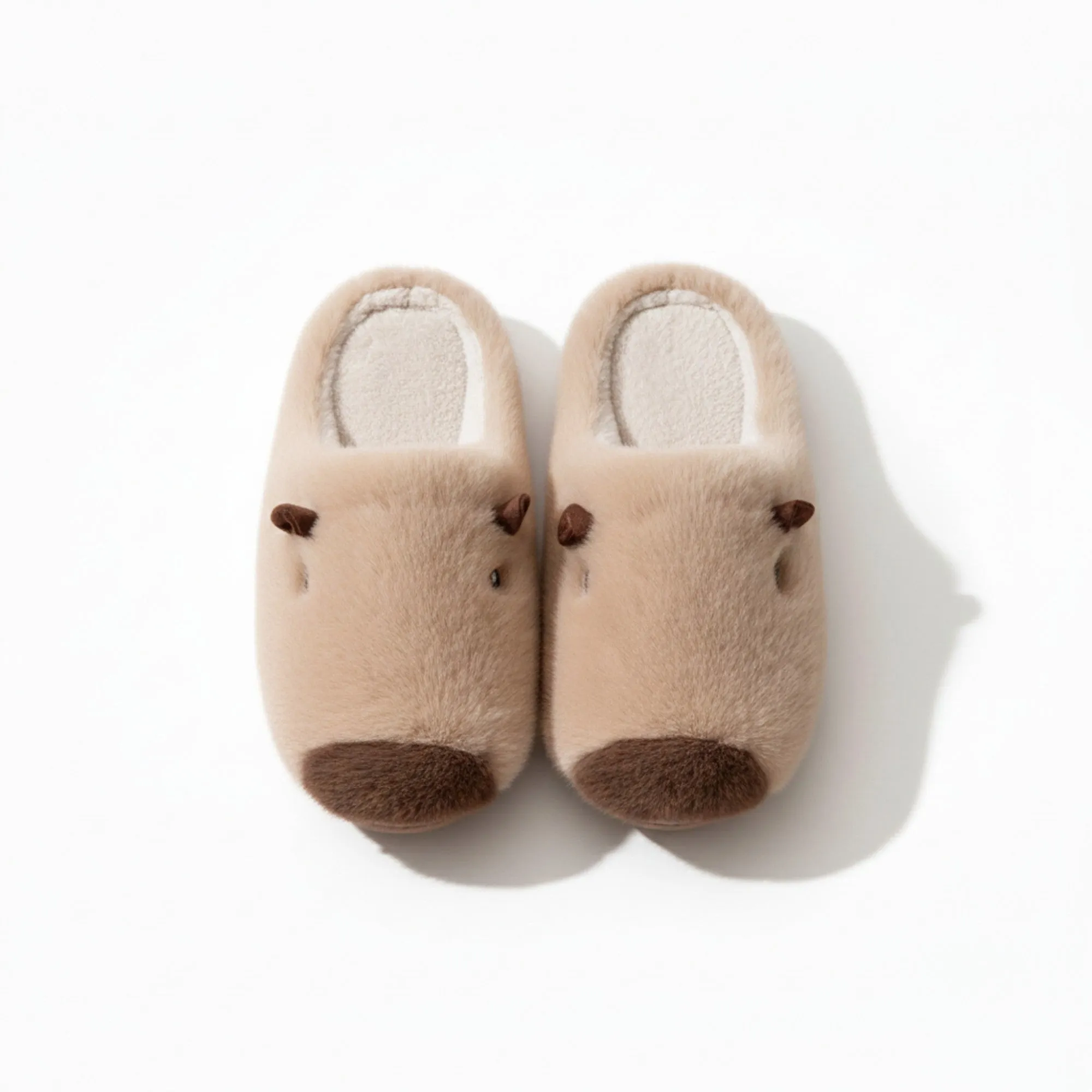 Anna-Kaci Lounge Women's Plush Animal Slide House Slippers with Soft Sculpted Design and Cushioned Footbed sold by Anna-Kaci product image thumbnail 2