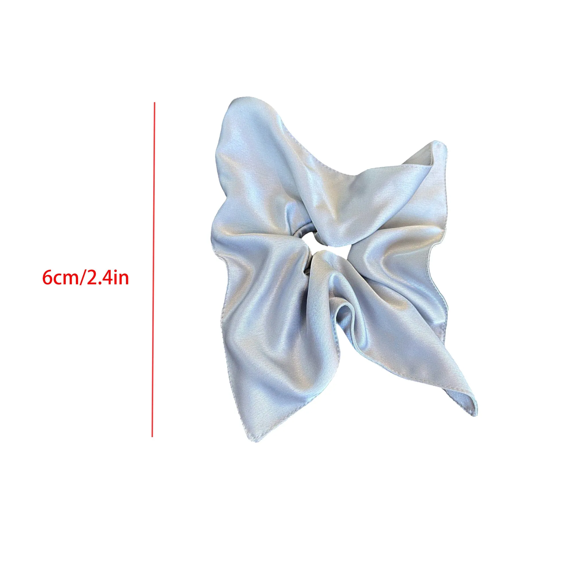 Anna-Kaci 2 Pack Satin Scrunchies Soft Hair Ties with Elegant Finish sold by Anna-Kaci product image thumbnail 4