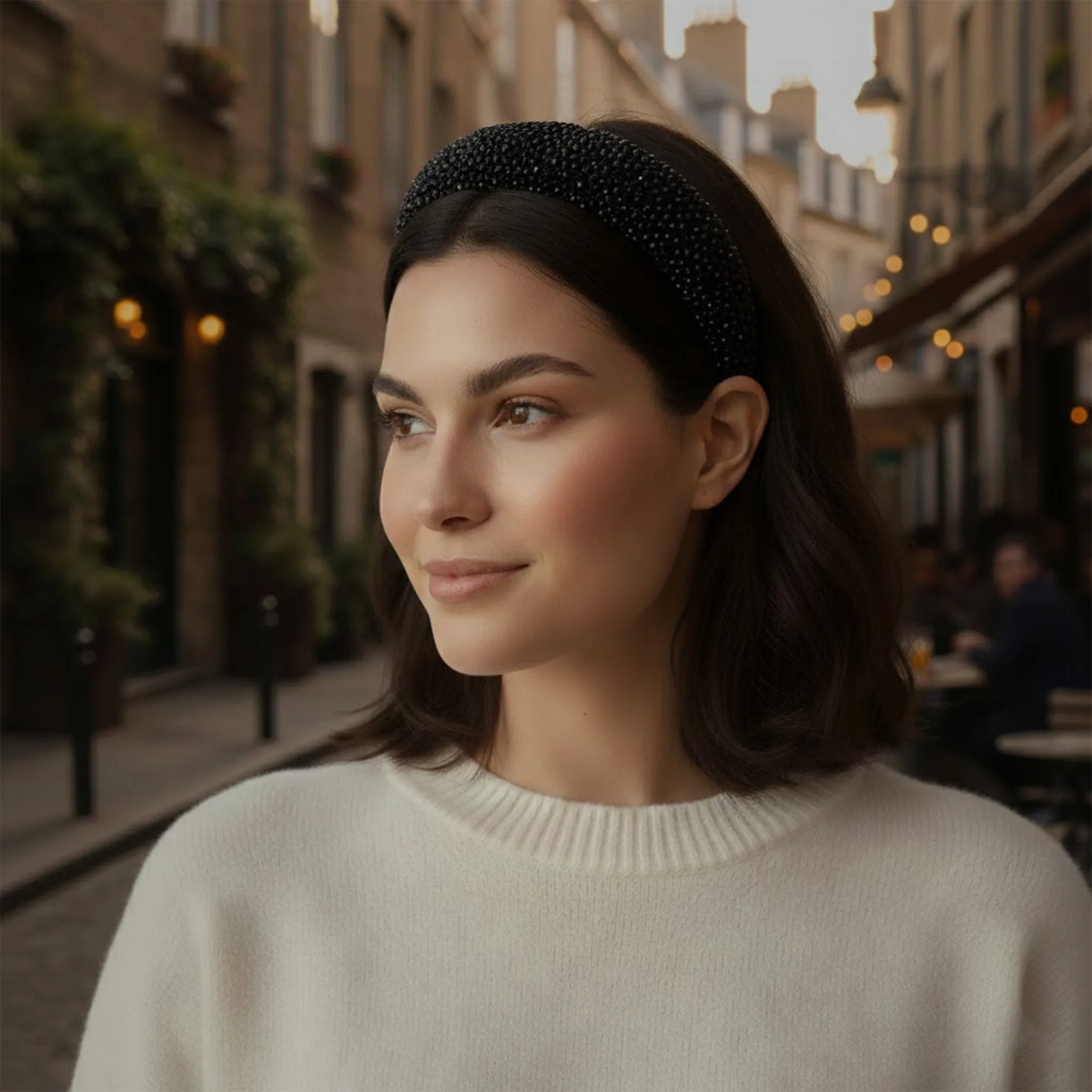 Anna-Kaci Womens Rhinestone Padded Headbands Two Pack Wide Sparkle Hair Accessories sold by Anna-Kaci product image thumbnail 2