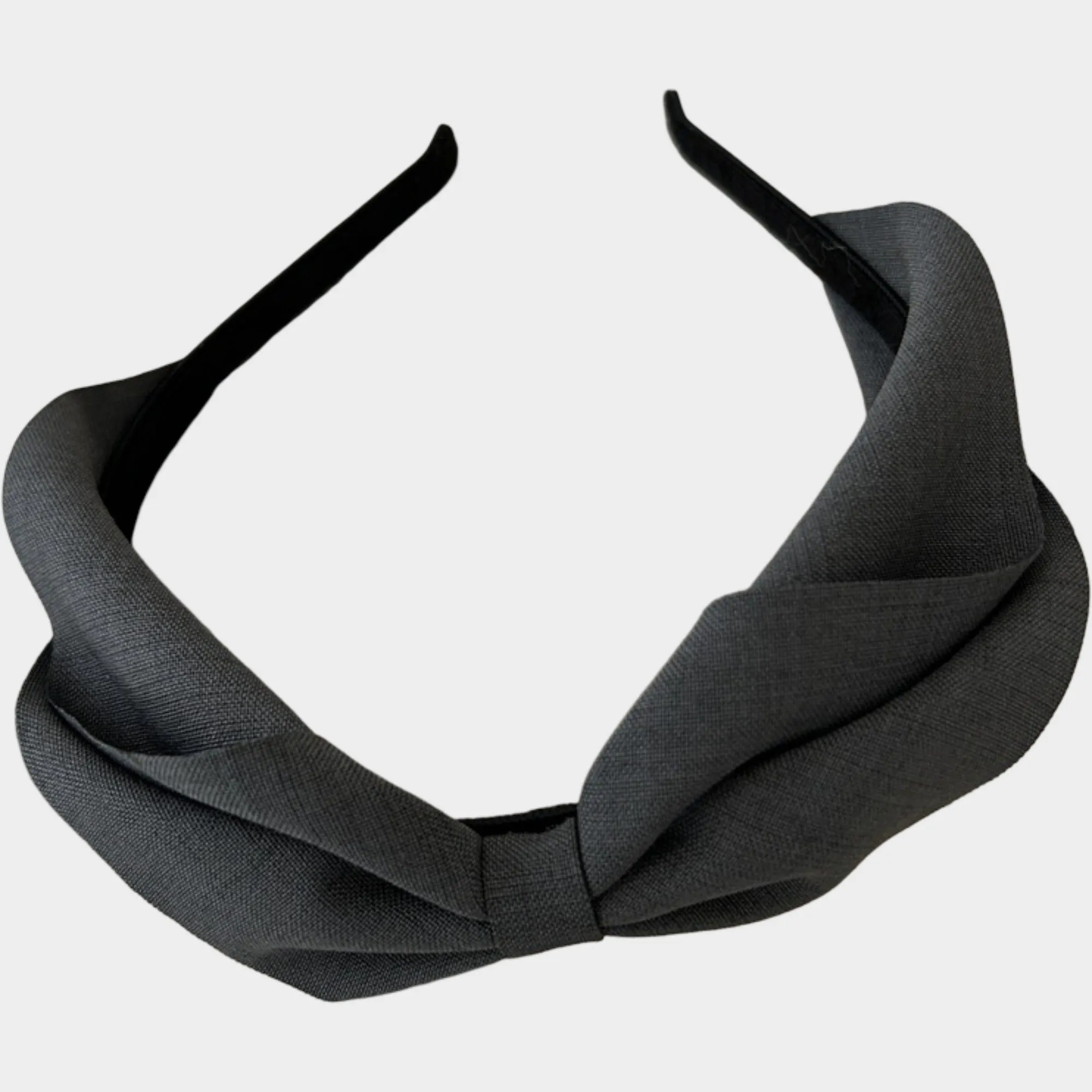 Womens Fabric Bow Headbands Two Pack Soft Structured Headband Set sold by Anna-Kaci product image thumbnail 2