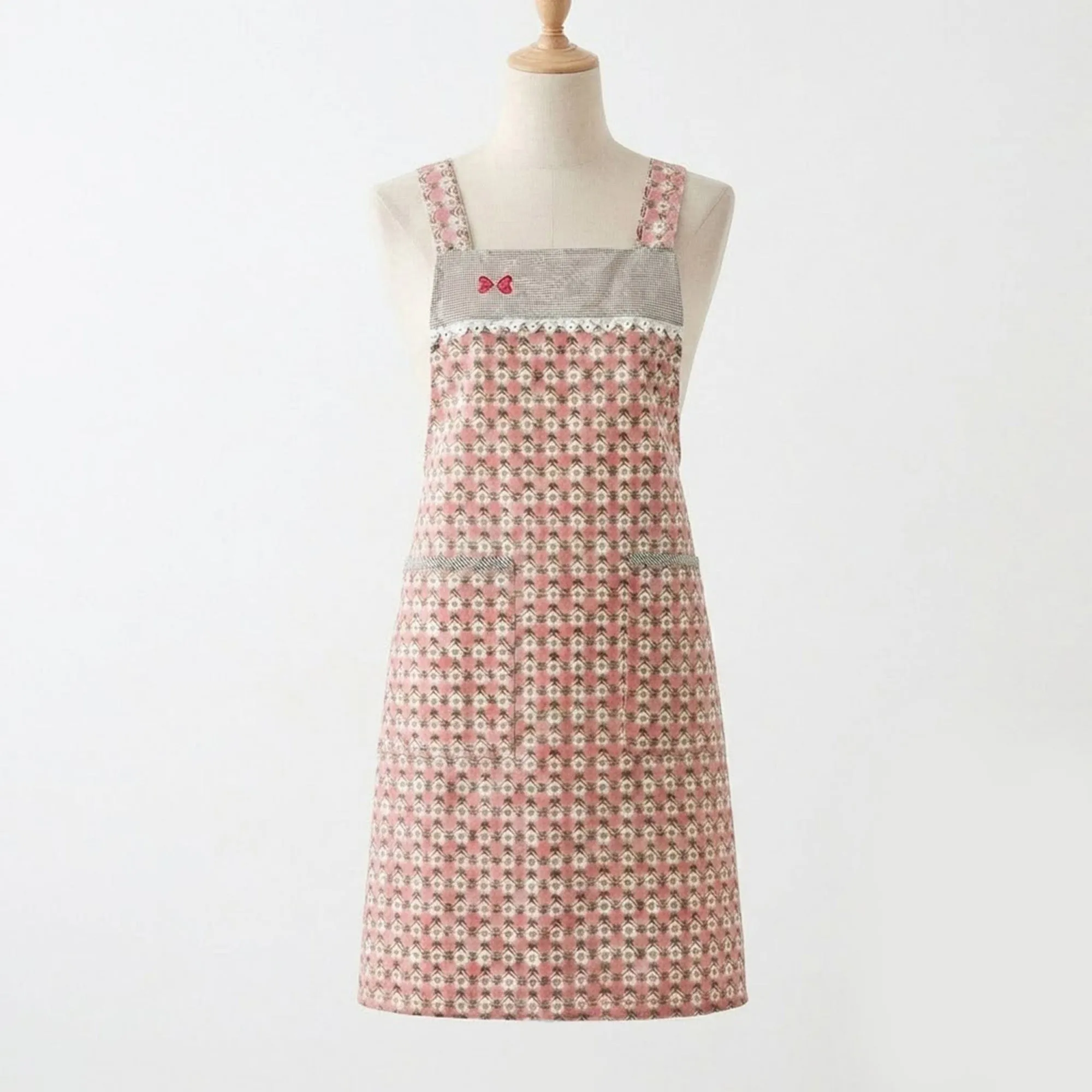 Anna-Kaci Adjustable Printed Full Apron with Bib Front and Waist Ties sold by Anna-Kaci product image thumbnail 4