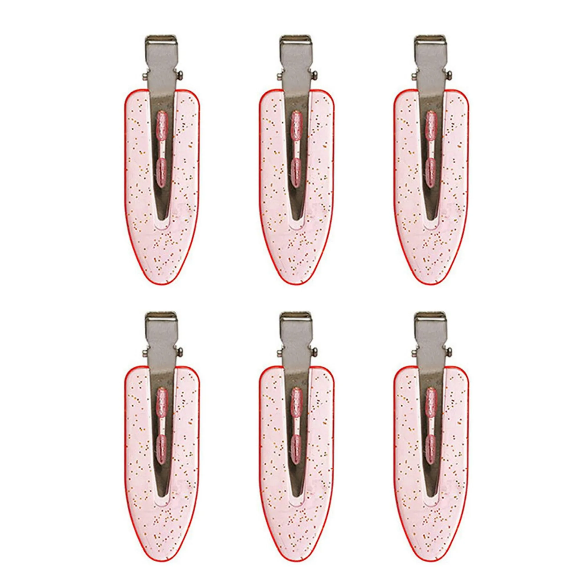 Anna-Kaci Decorative Hair Sectioning Clips with Metal Alligator Clamp for Styling and Everyday Hold 6-Piece Set 2.3x0.7in sold by Anna-Kaci