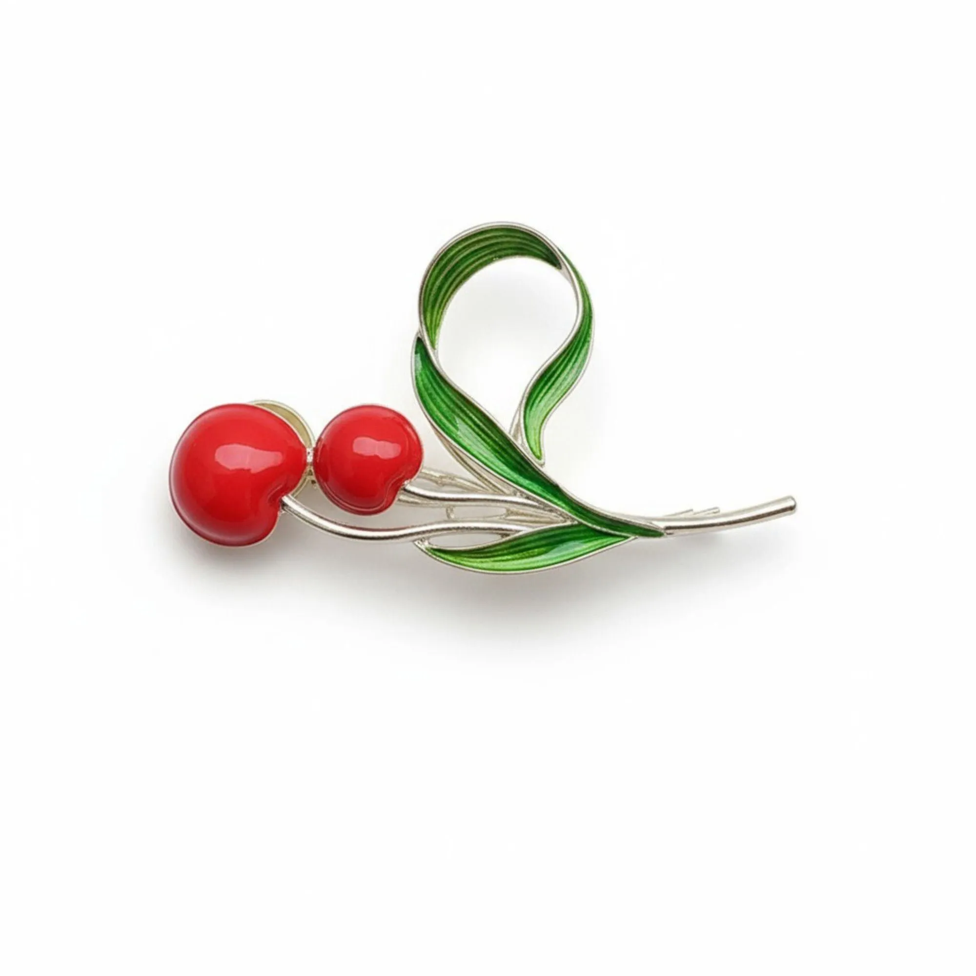 Anna-Kaci 2pcs Tulip Flower Metal Hair Claw Clip with Enamel Petal and Leaf Detailing sold by Anna-Kaci product image thumbnail 3