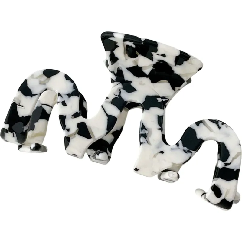 Anna-Kaci Large Marble Pattern Hair Claw Clip with Strong Hold Lightweight Design made by Anna-Kaci