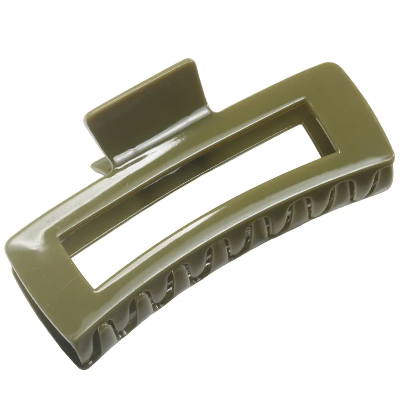 Anna-Kaci Rectangular Hair Claw Clip with Open Frame Design and Strong Hold made by Anna-Kaci
