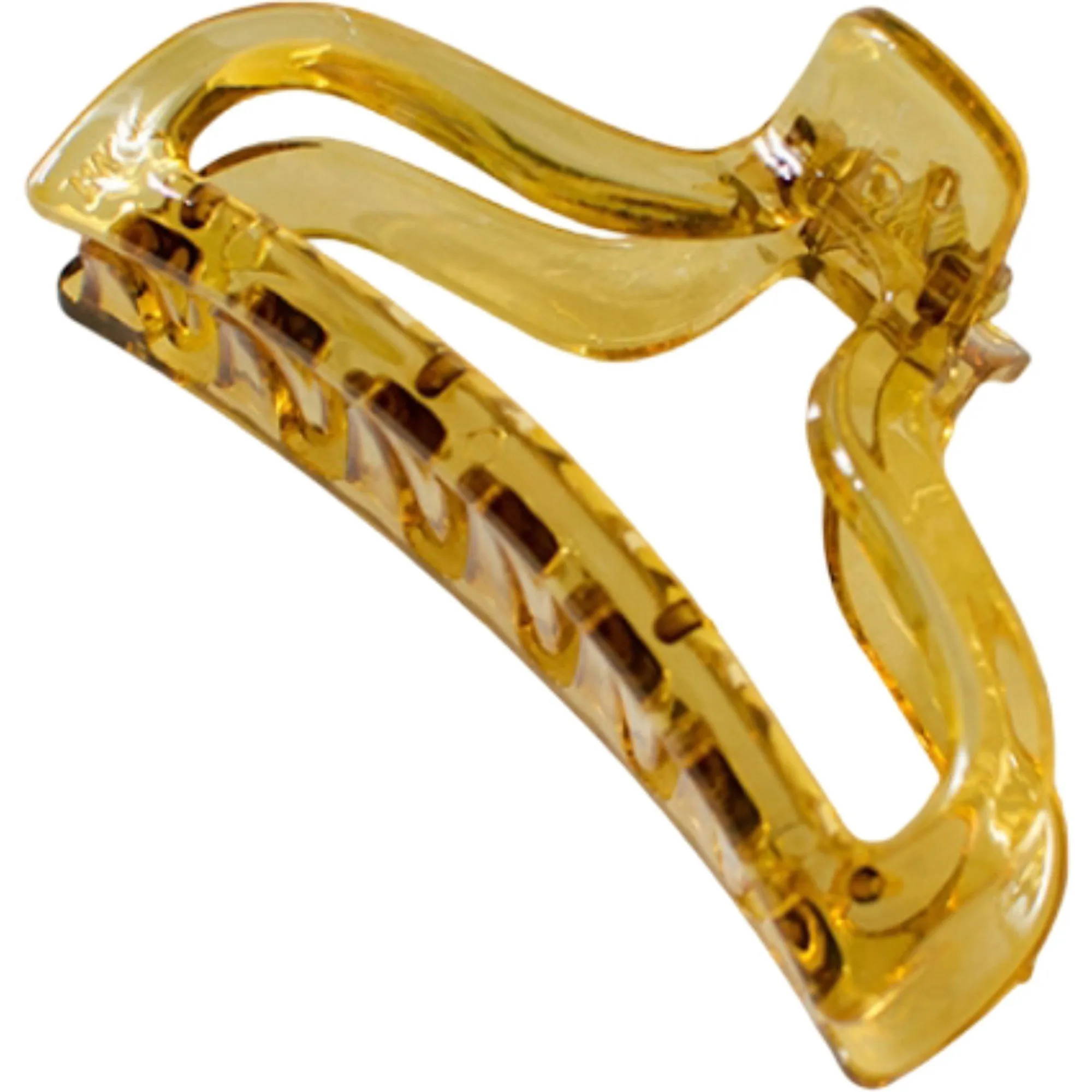 Anna-Kaci Curved Hair Claw Clip with Sculpted Design and Strong Hold sold by Anna-Kaci