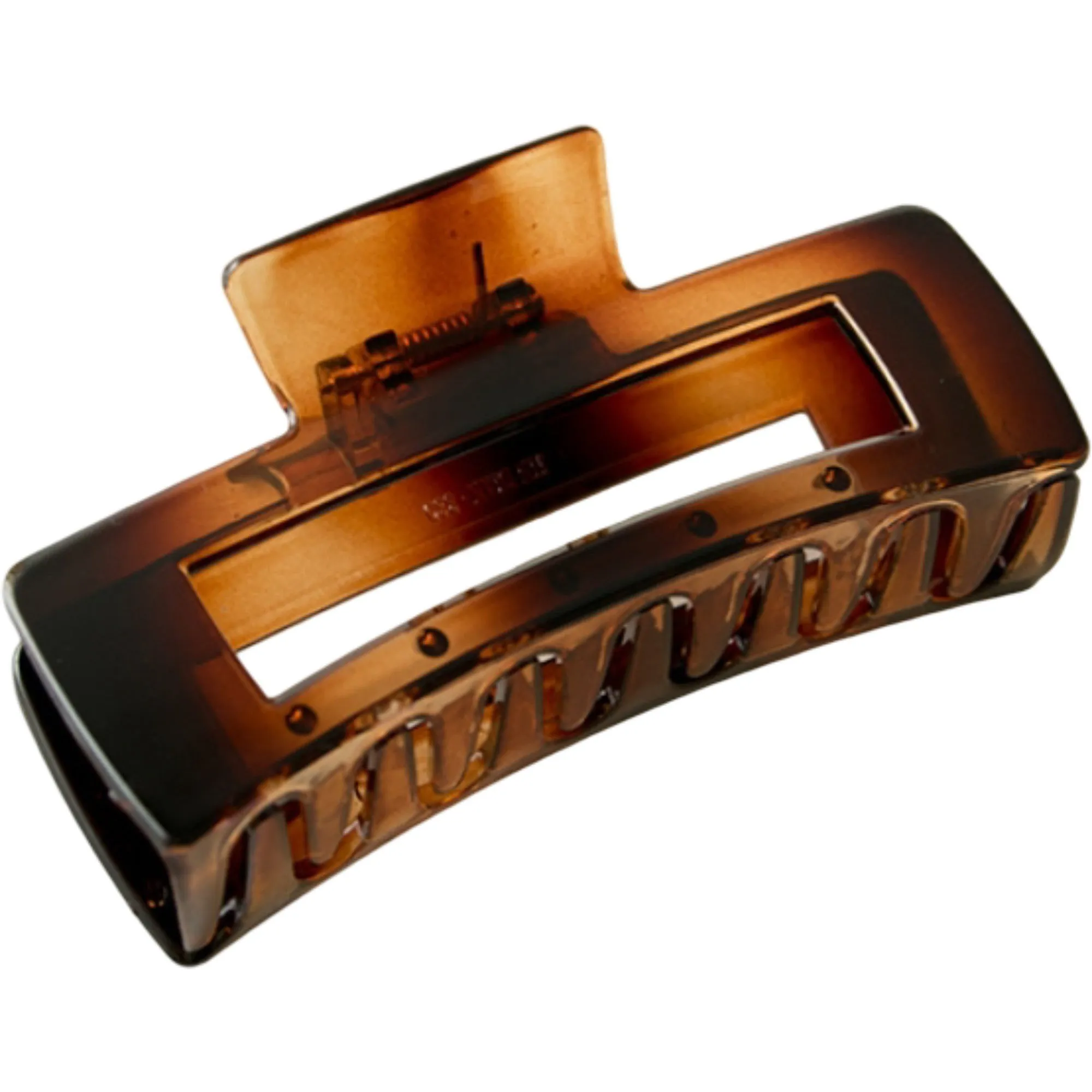 Anna-Kaci Rectangular Hair Claw Clip with Cutout Design and Strong Hold sold by Anna-Kaci