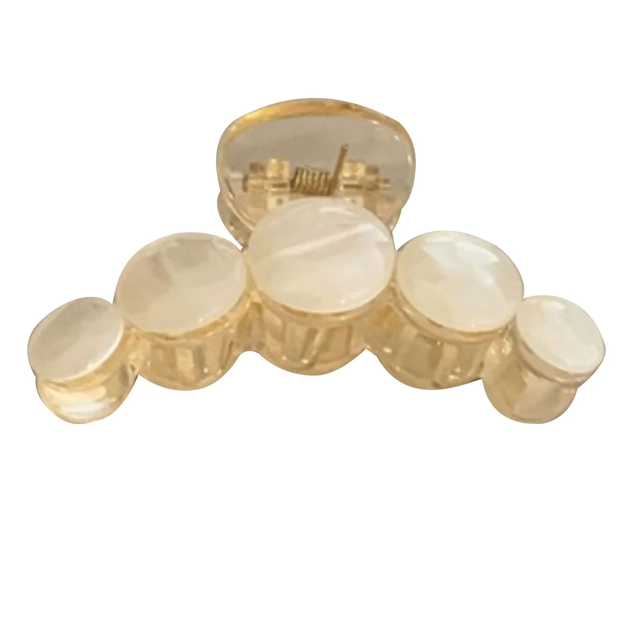 Anna-Kaci Rounded Disc Hair Claw Clip with Smooth Finish and Secure Spring Hold sold by Anna-Kaci product image thumbnail 5