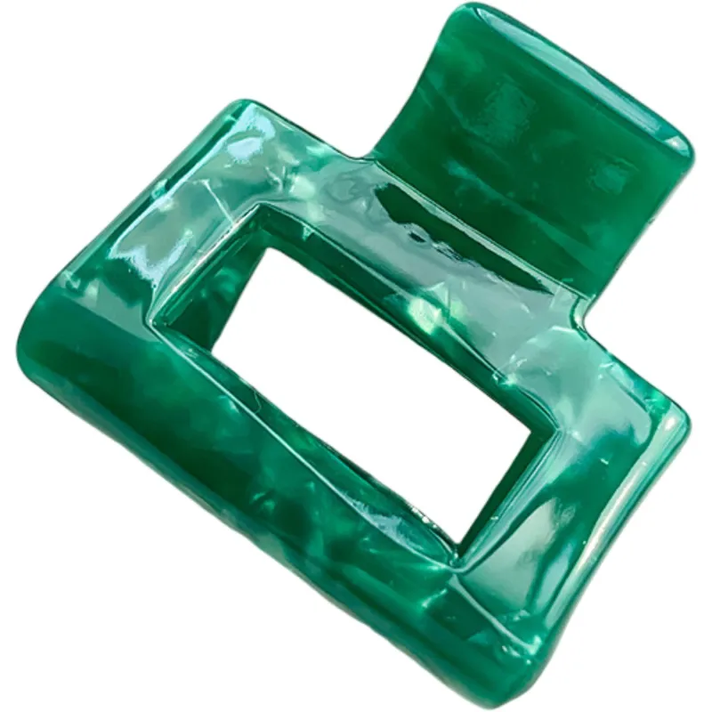 Anna-Kaci Rectangular Cutout Hair Claw Clip with Smooth Gloss Finish for Everyday Styling made by Anna-Kaci