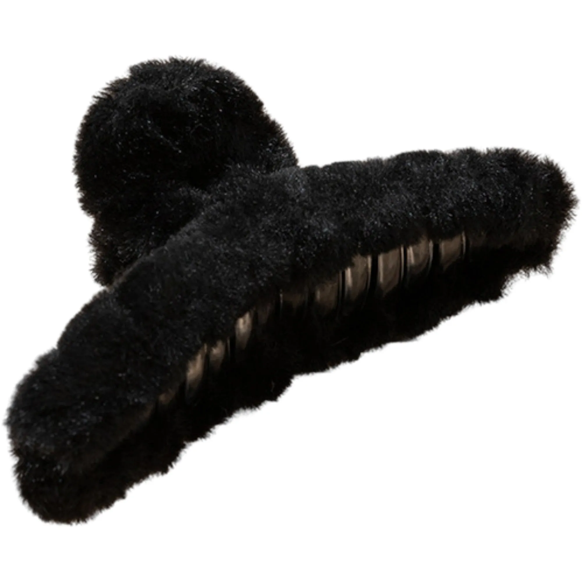 Anna-Kaci Faux Fur Hair Claw Clip with Plush Texture and Secure Spring Hold sold by Anna-Kaci product image thumbnail 4