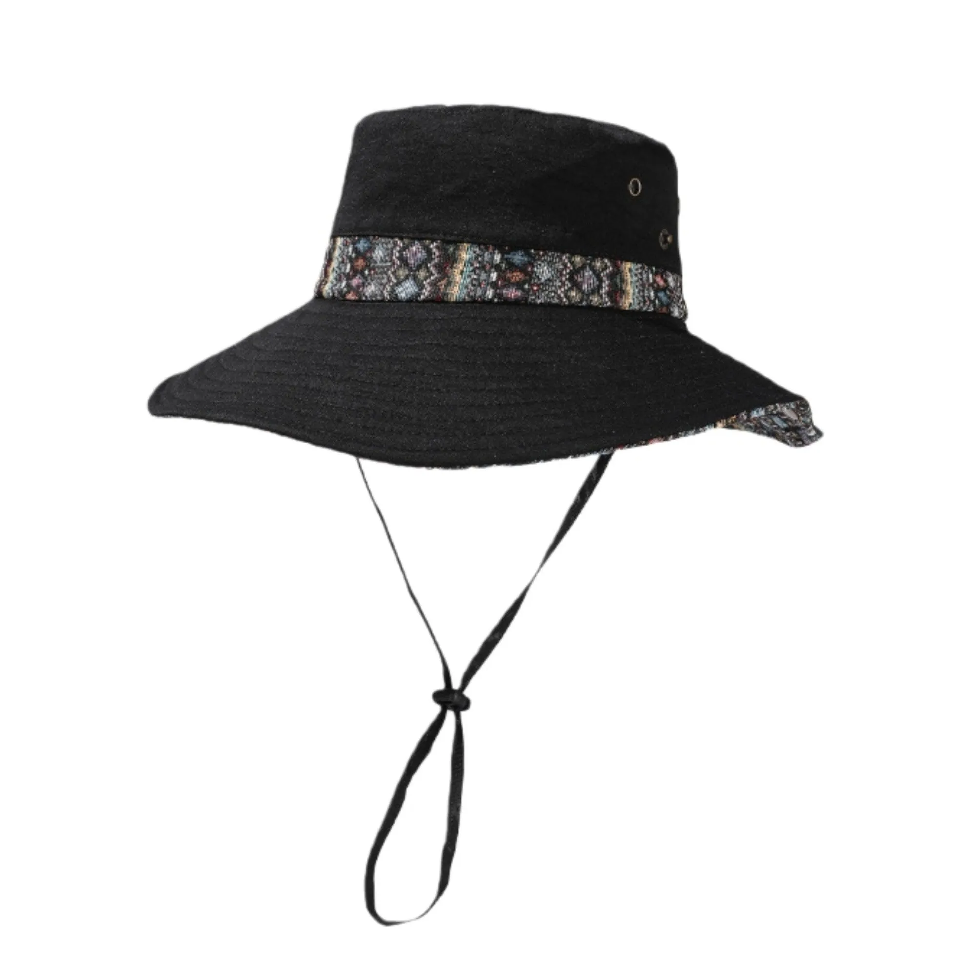 Anna-Kaci Women's Wide Brim Sun Hat with Adjustable Chin Strap Decorative Band Casual Headwear sold by Anna-Kaci