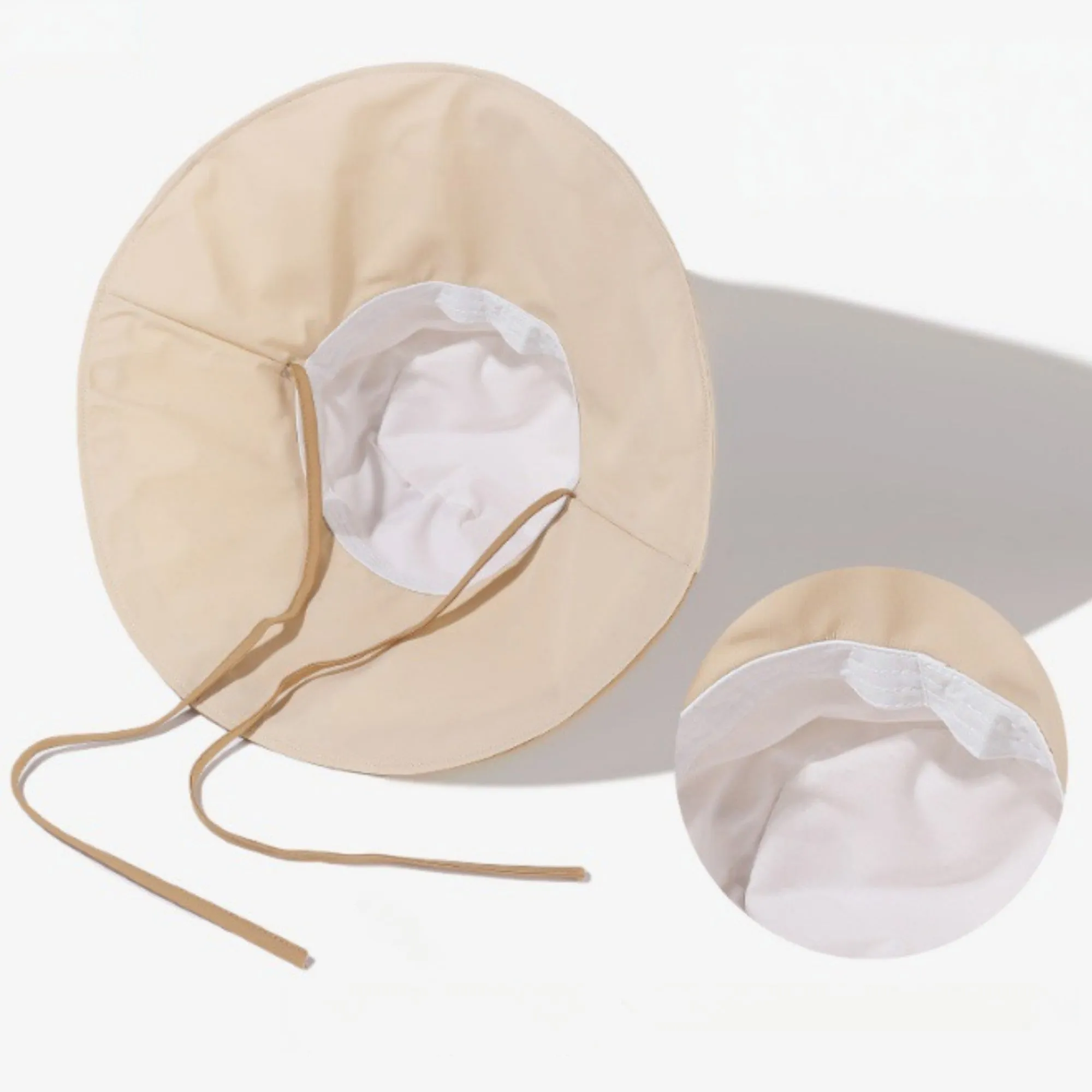 Anna-Kaci Women's Wide Brim Soft Sun Hat with Tie Strap Lightweight Casual Headwear sold by Anna-Kaci product image thumbnail 3