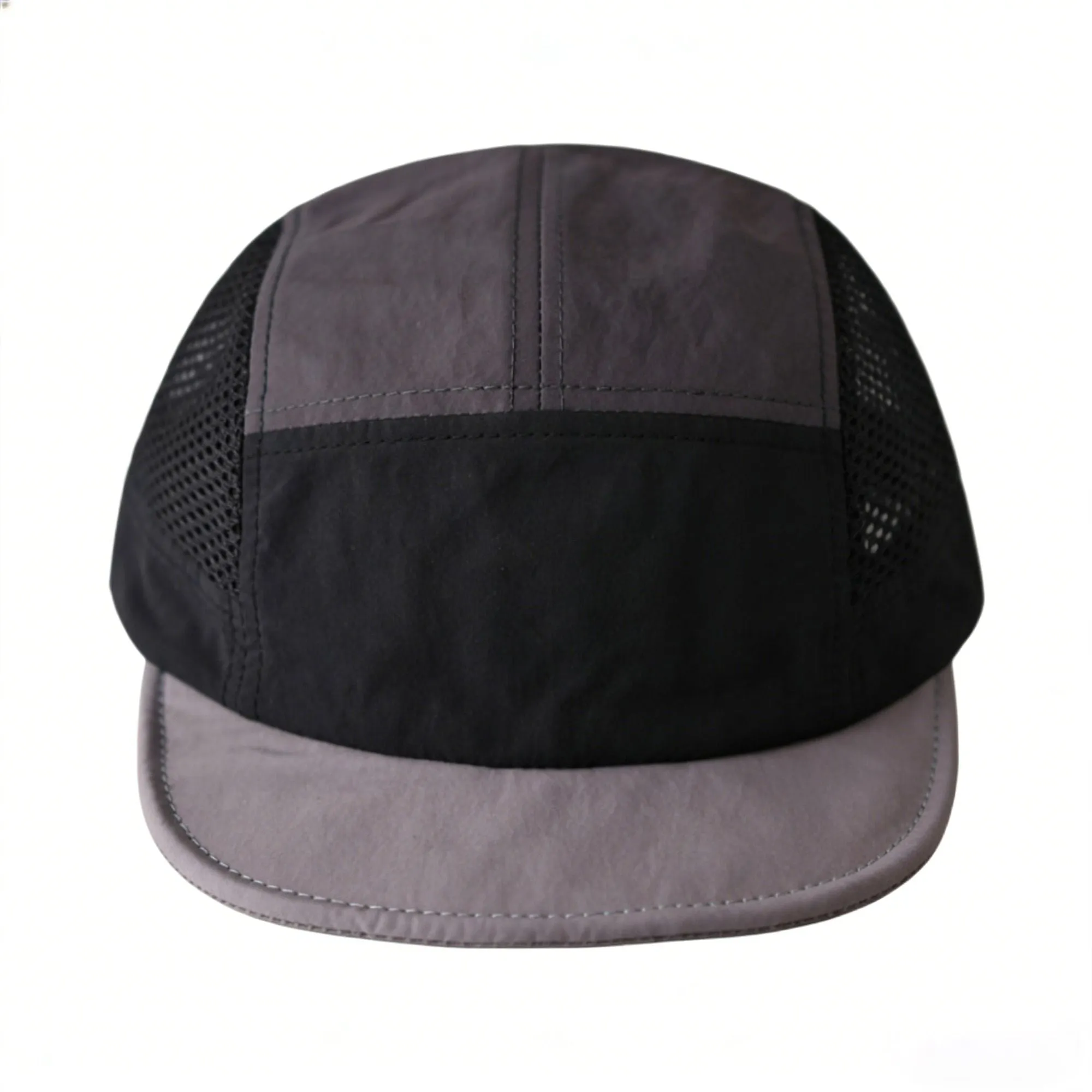 Anna-Kaci Short Brim Lightweight Mesh Panel Adjustable Five Panel Cap sold by Anna-Kaci product image thumbnail 3