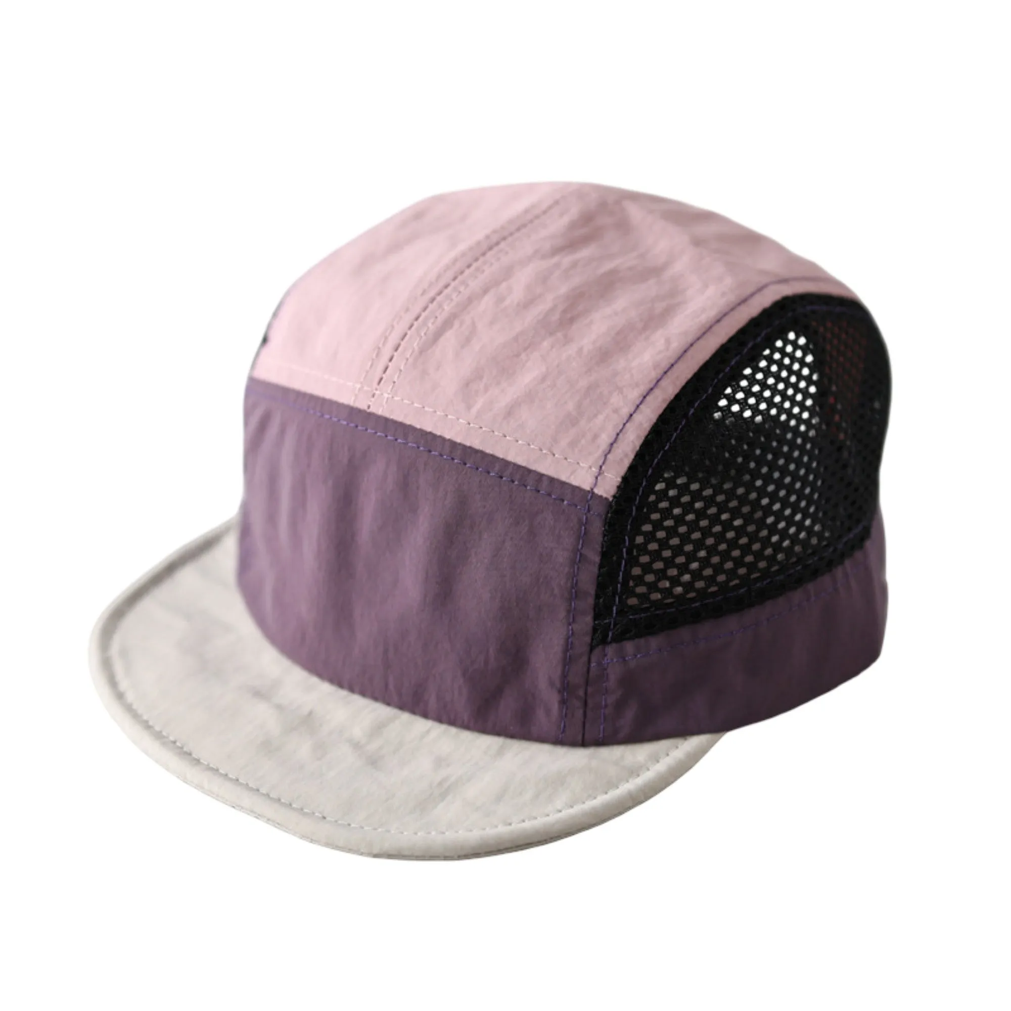Anna-Kaci Short Brim Lightweight Mesh Panel Adjustable Five Panel Cap sold by Anna-Kaci product image thumbnail 4
