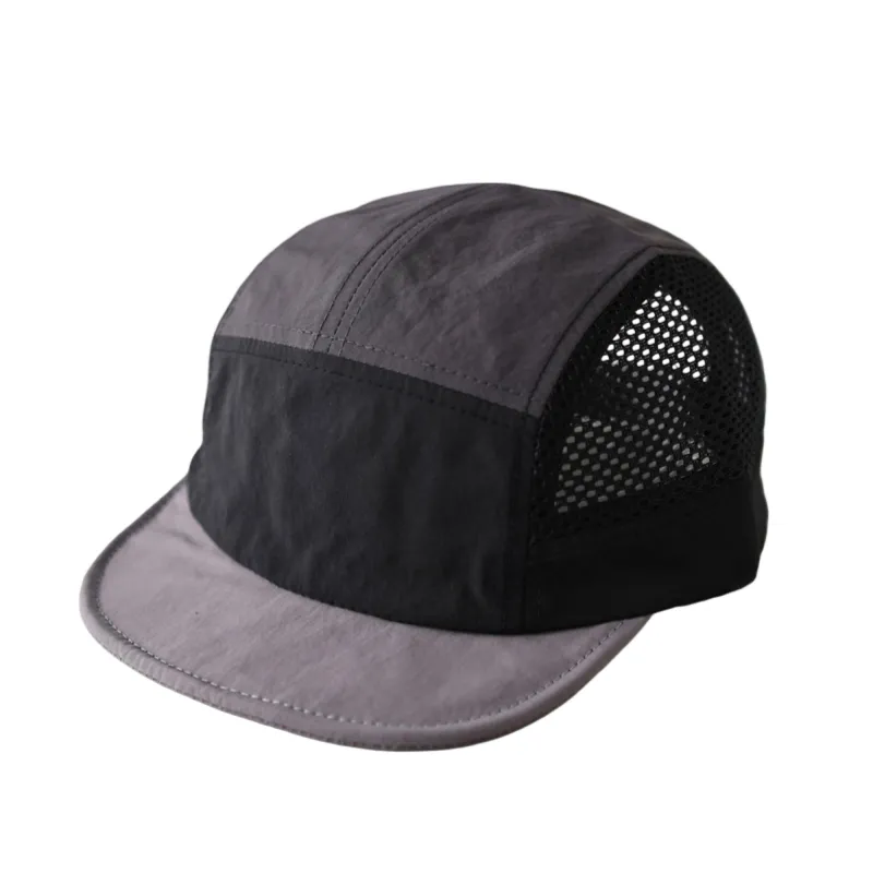Anna-Kaci Short Brim Lightweight Mesh Panel Adjustable Five Panel Cap sold by Anna-Kaci