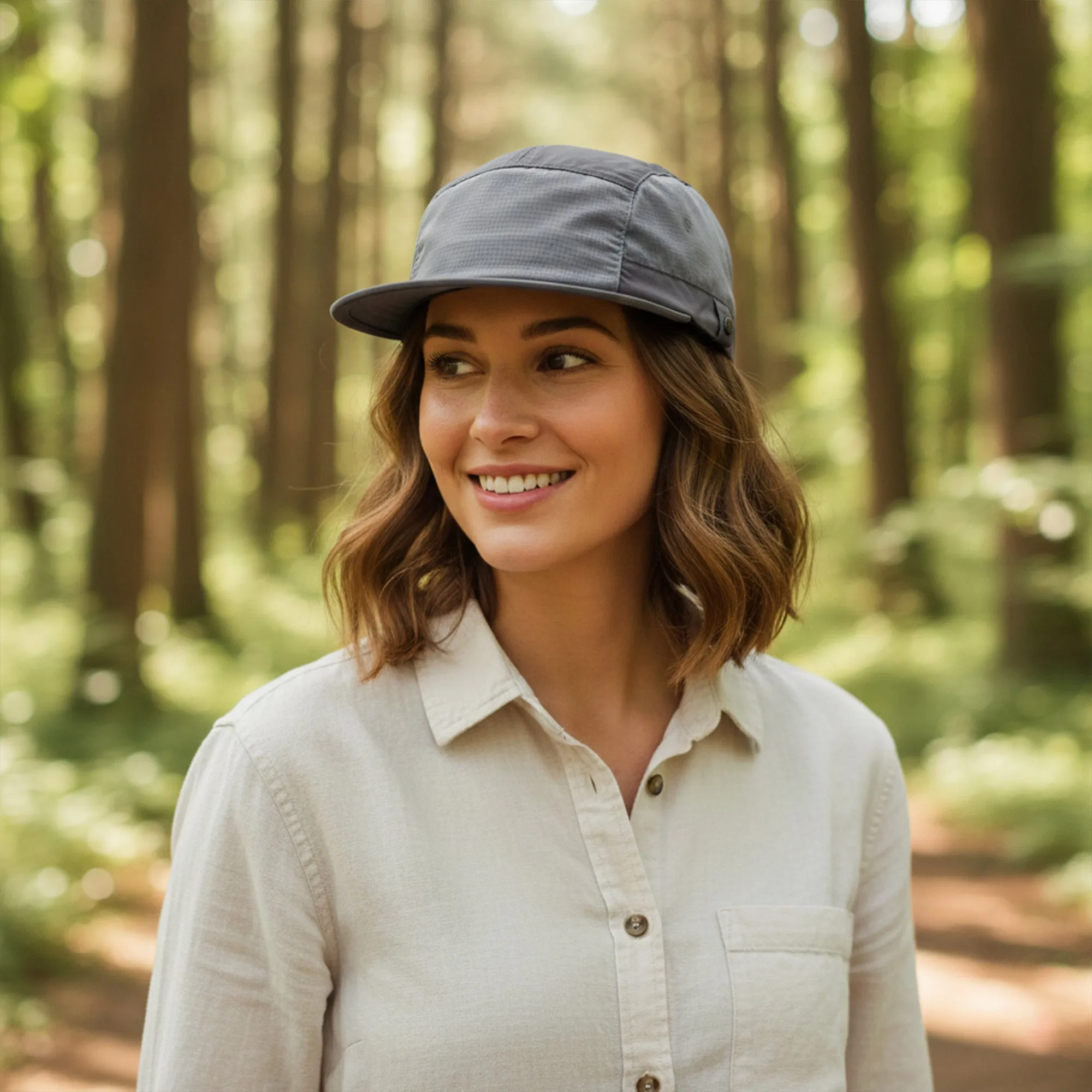 Anna-Kaci Quick Dry Short Brim Baseball Cap With Sunglasses Holder Lightweight Hat sold by Anna-Kaci product image thumbnail 3