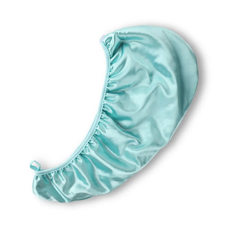 Anna-Kaci Soft Double Layer Hair Drying Cap with Secure Button Loop Closure sold by Anna-Kaci
