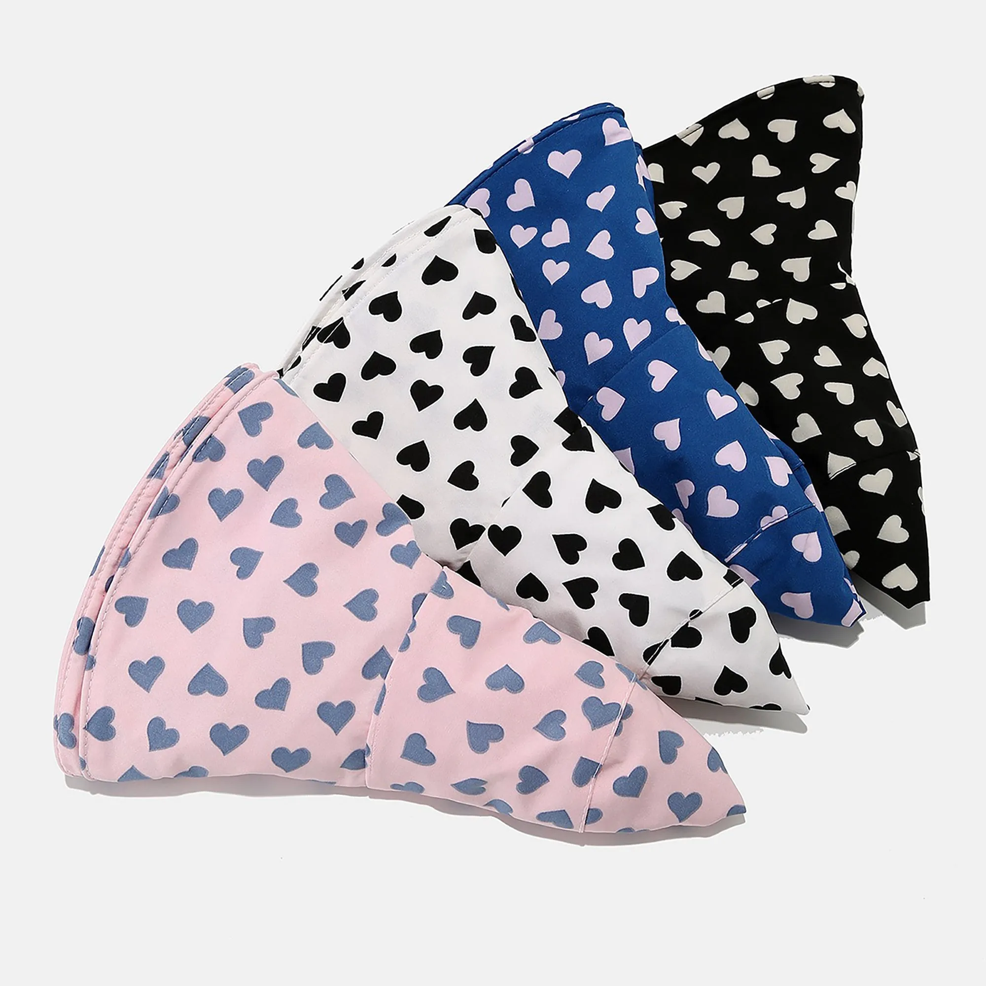 Anna-Kaci Womens Wide Brim Sun Hat with Valentine Heart Print Lightweight Packable Design sold by Anna-Kaci product image thumbnail 3