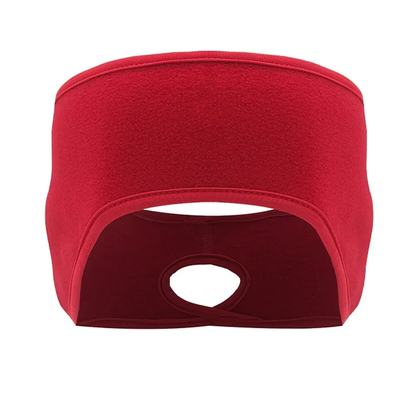 Anna-Kaci Women's Ponytail Fleece Headband Winter Ear Warmer Moisture-Wicking Windproof for Running Outdoor Sports made by Anna-Kaci