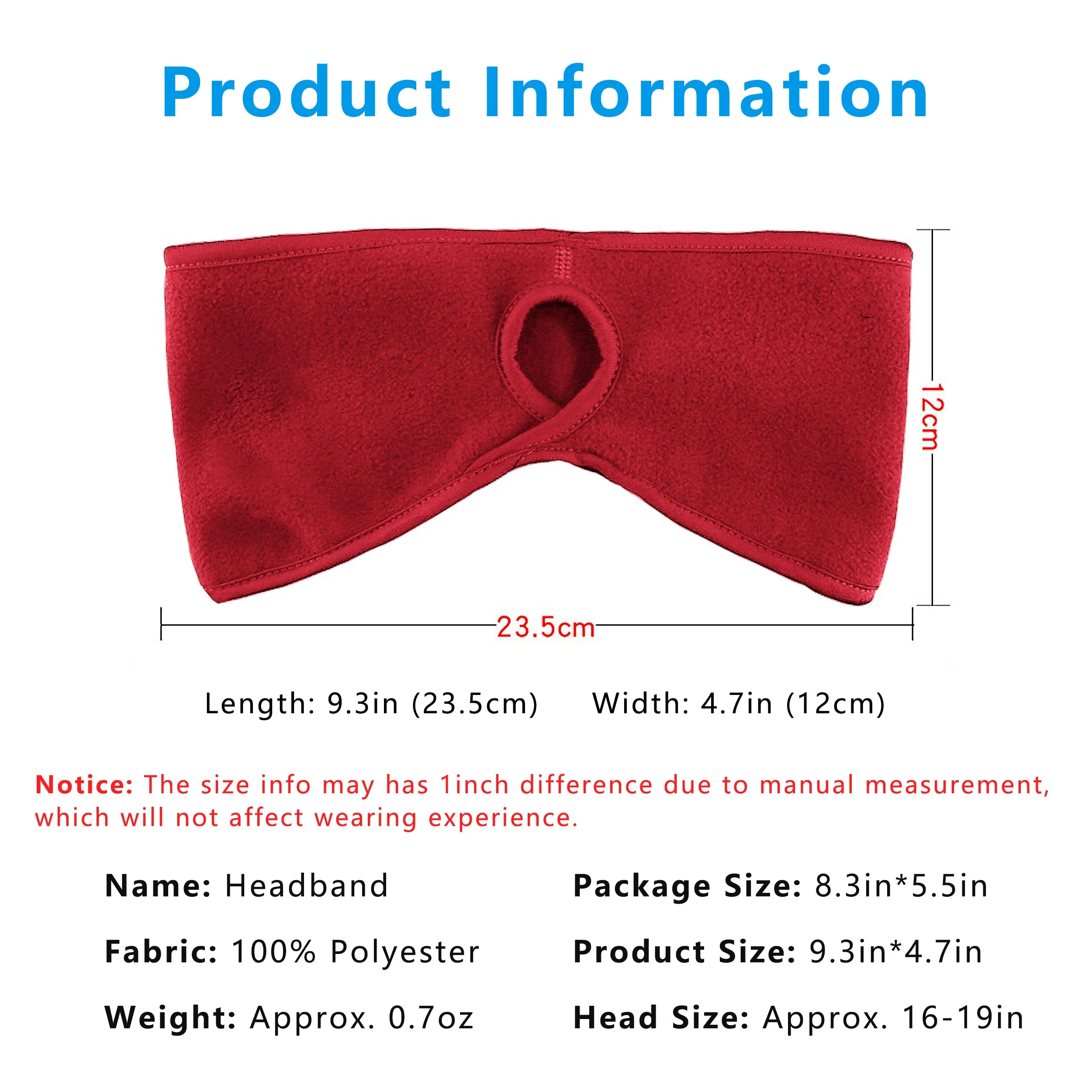 Anna-Kaci Women's Ponytail Fleece Headband Winter Ear Warmer Moisture-Wicking Windproof for Running Outdoor Sports sold by Anna-Kaci product image thumbnail 5