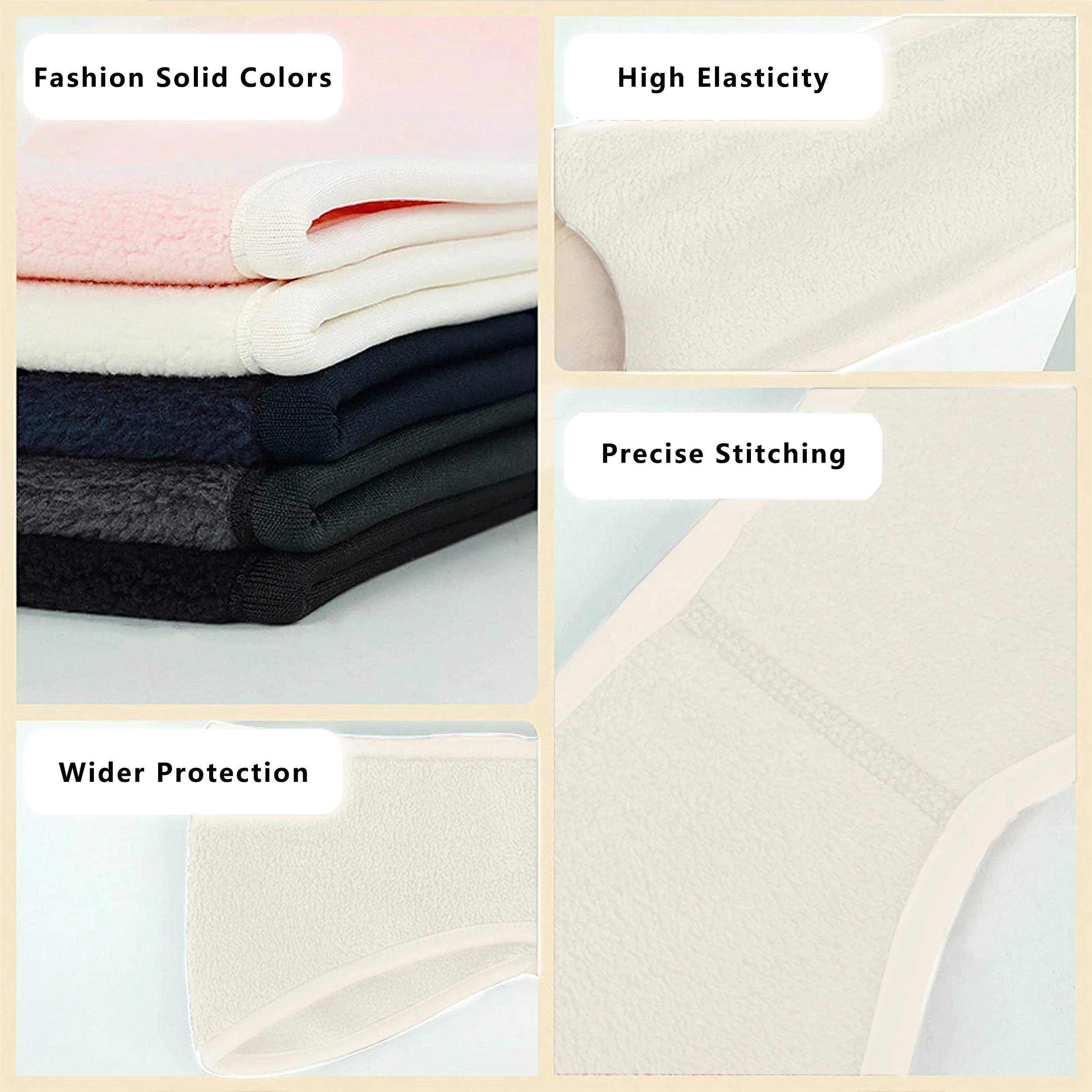 Anna-Kaci Winter Fleece Headband Ear Warmer Comfy Moisture-Wicking Windproof for Running Outdoor Activities sold by Anna-Kaci product image thumbnail 3